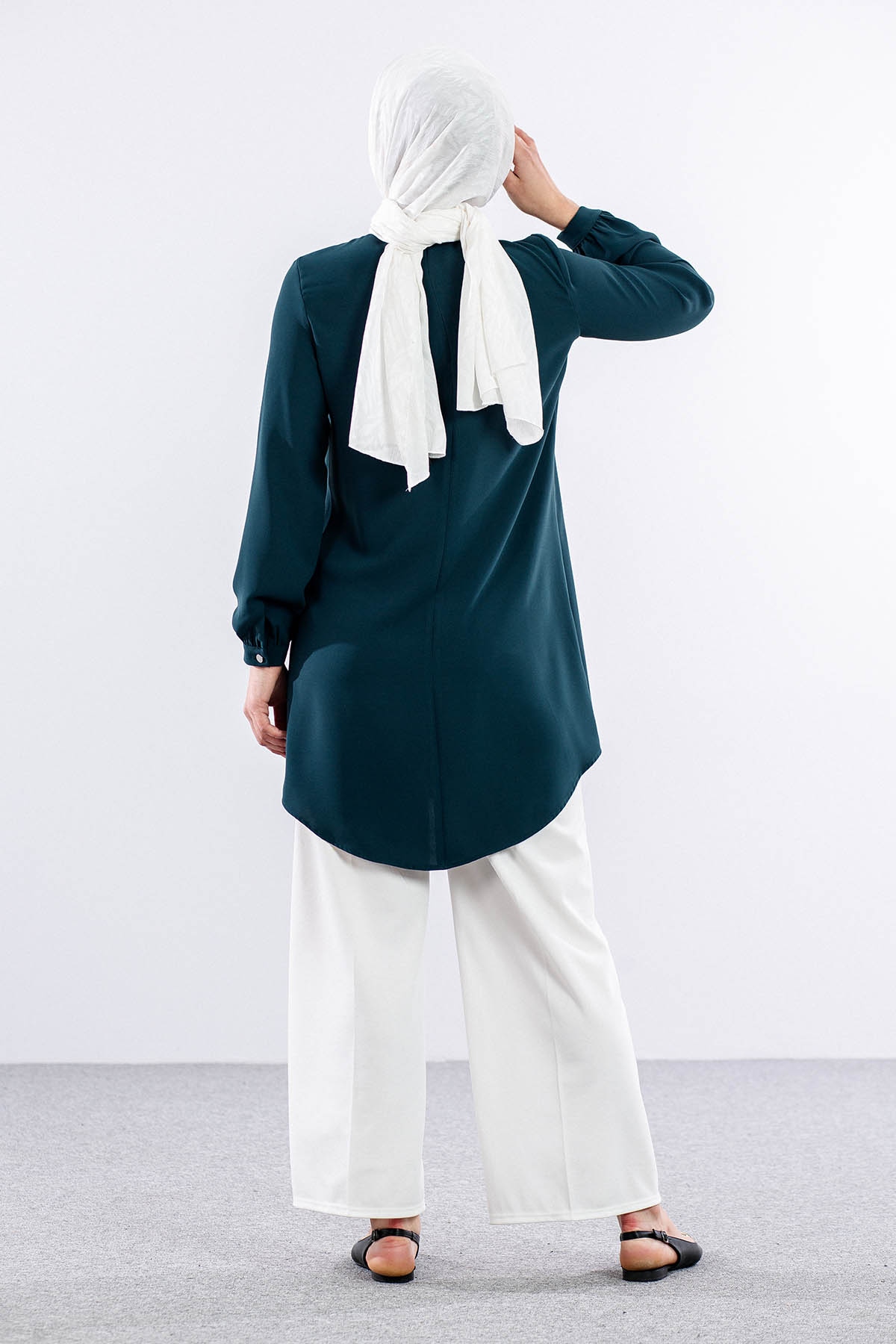 E-1533 Tunik 40-50 - K_yesil - 4