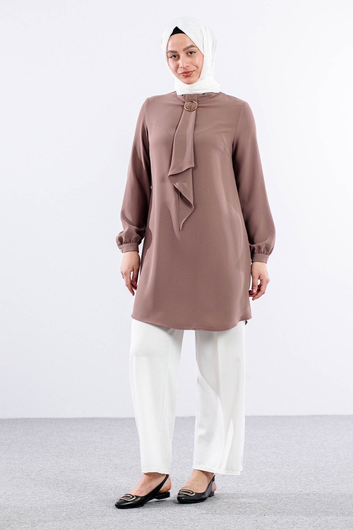 E-1533 Tunik 40-50 - Kahve - 2