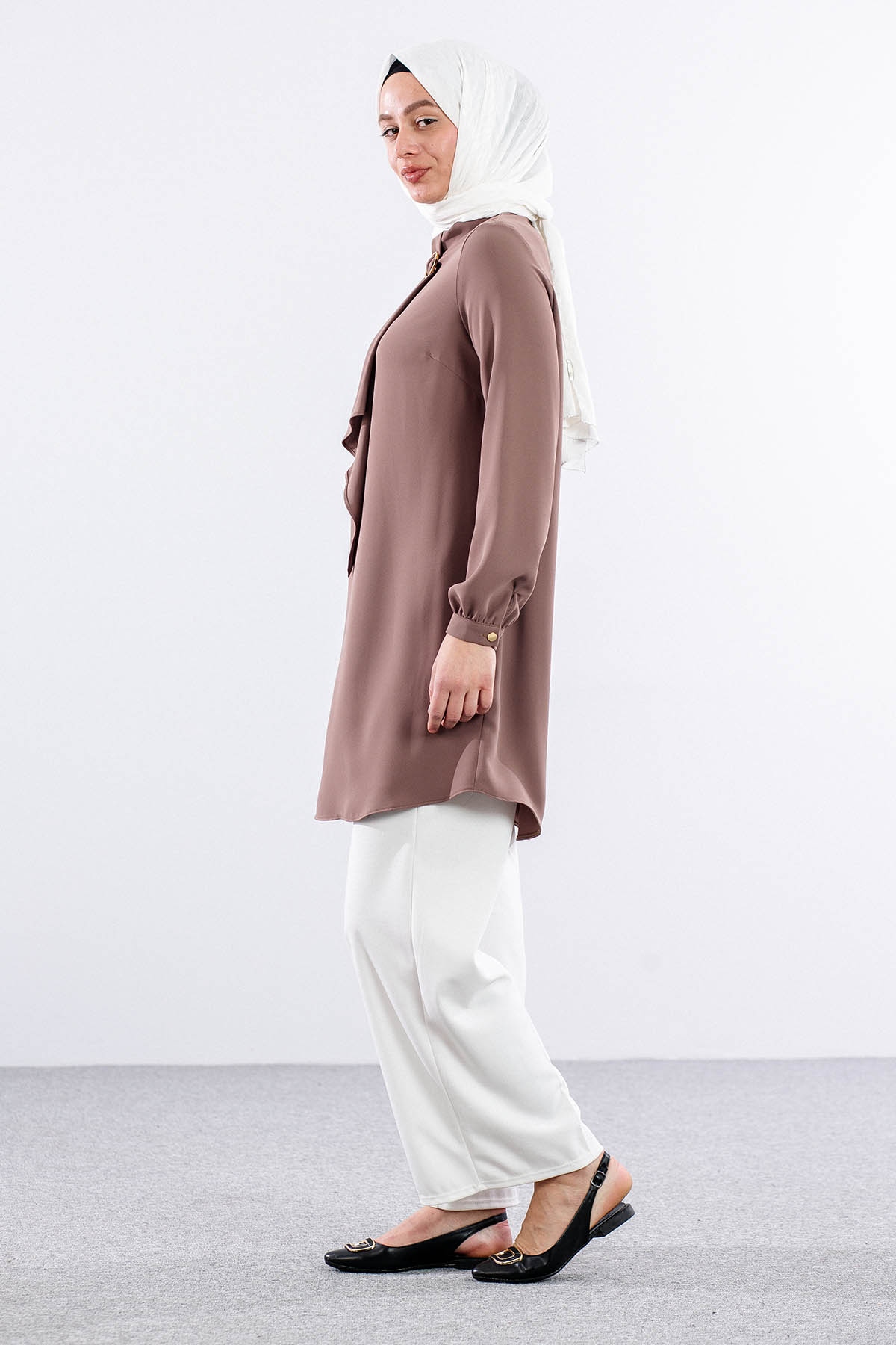 E-1533 Tunik 40-50 - Kahve - 3