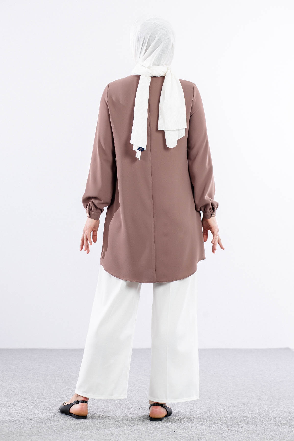 E-1533 Tunik 40-50 - Kahve - 5