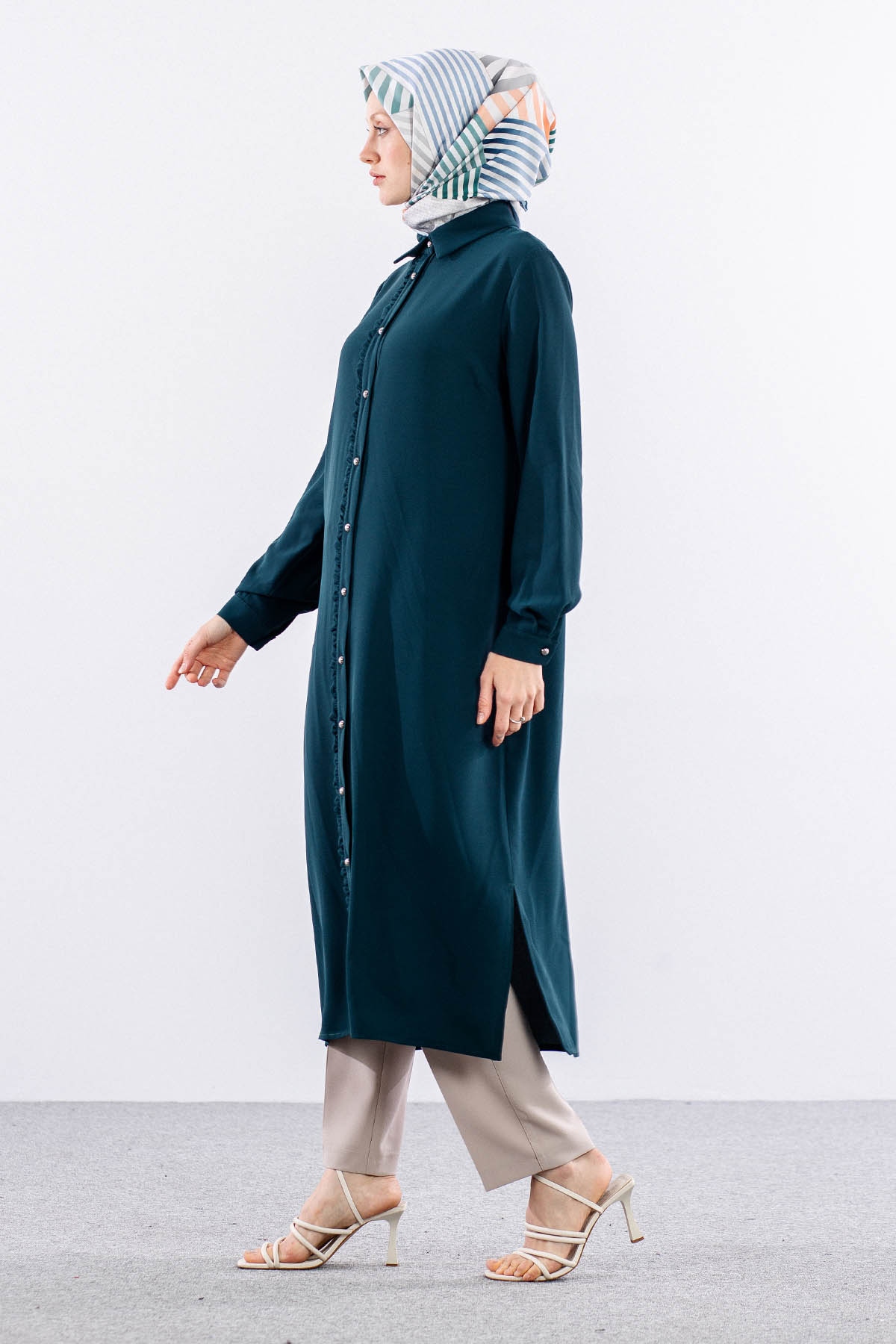 E-1537 Tunik 40-50 - K_yesil - 4