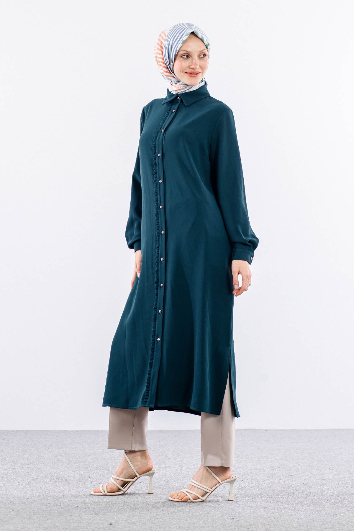 E-1537 Tunik 40-50 - K_yesil - 5