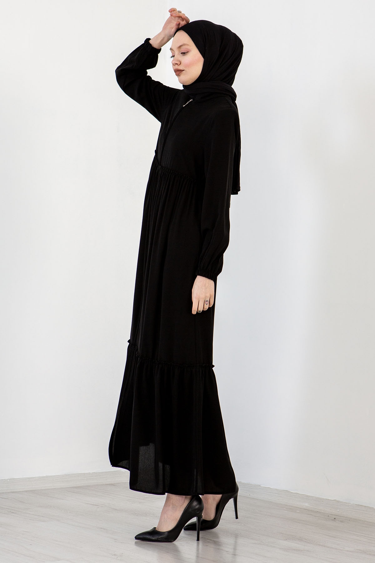 E 2384 Ferace 38-50 - Siyah - 1