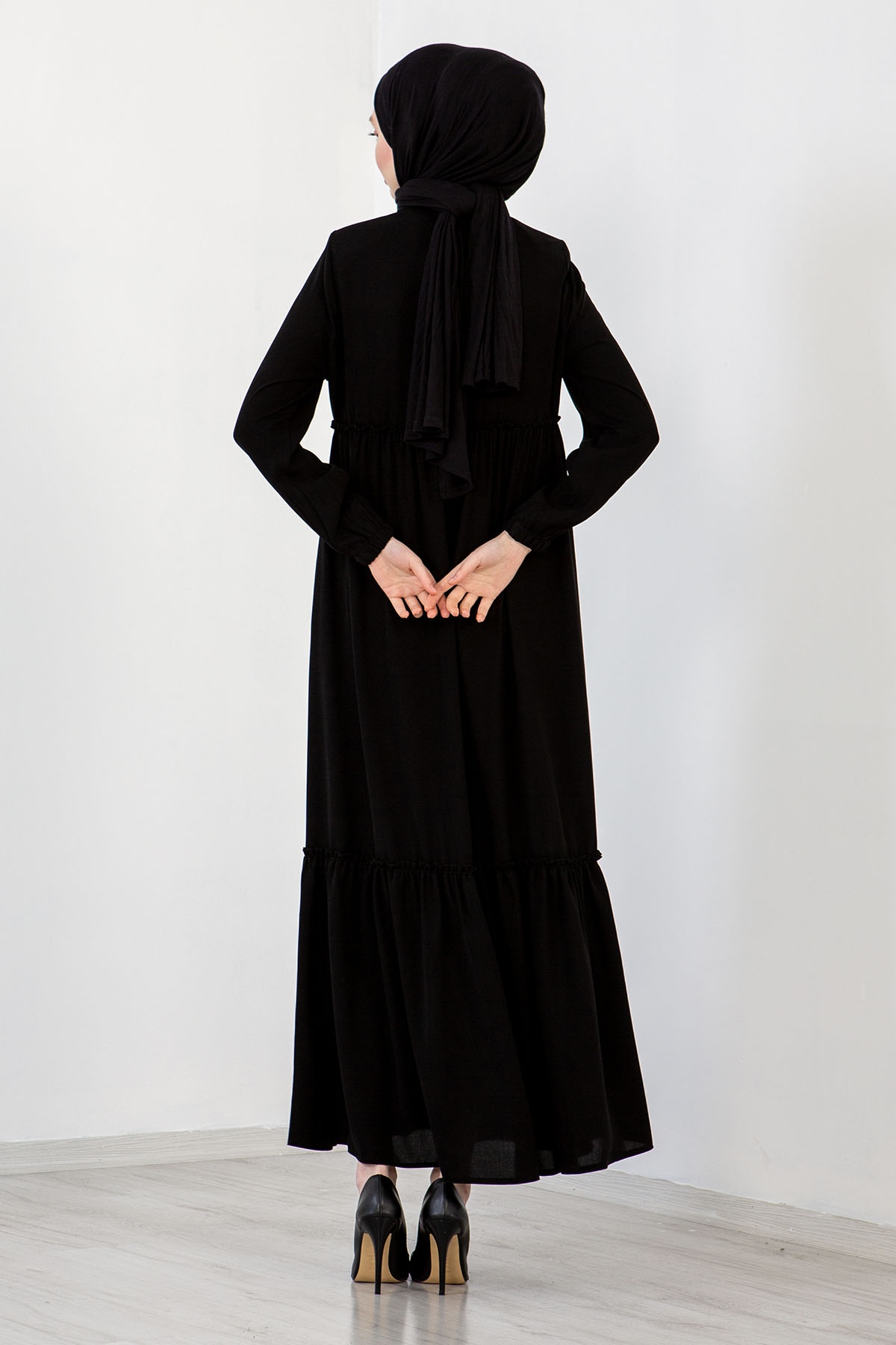 E 2384 Ferace 38-50 - Siyah - 3