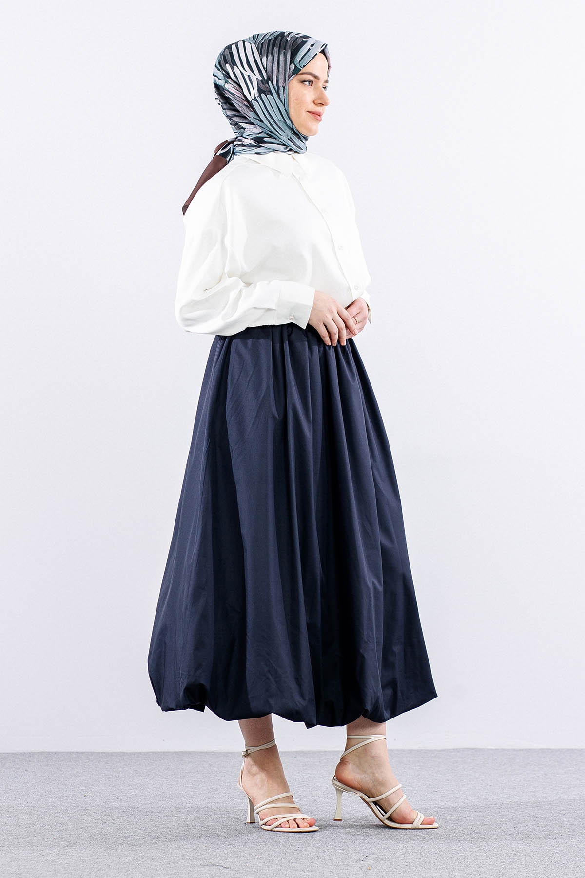 E9468 Balon Etek 38-42 - Lacivert - 2