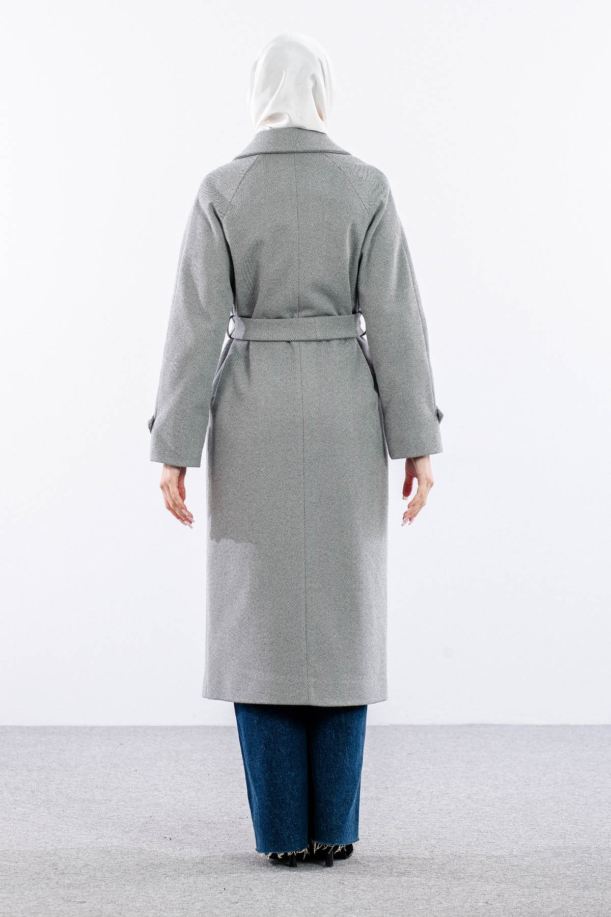 F-1458 Kaşe Kaban 38-48 Baliksirti - A_gri - 5