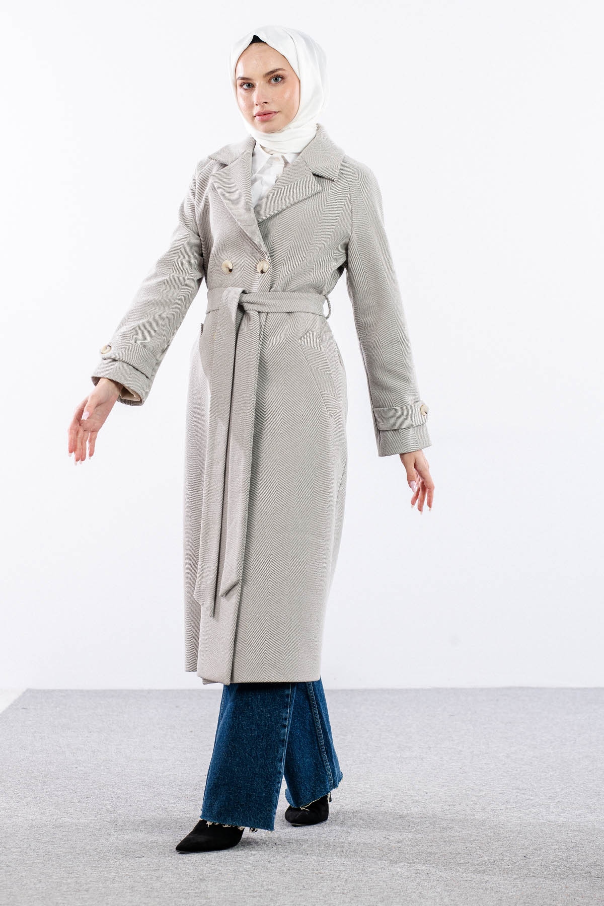 F-1458 Kaşe Kaban 38-48 Baliksirti - A_kahve - 2