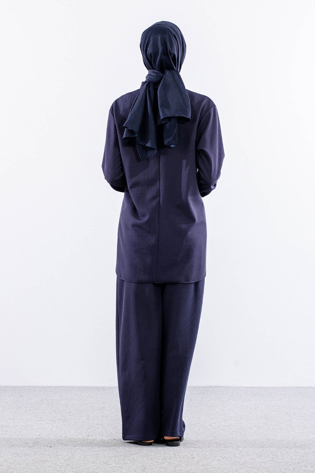 F-1605 Tunikli Takim 1-2-3 - Lacivert - 5