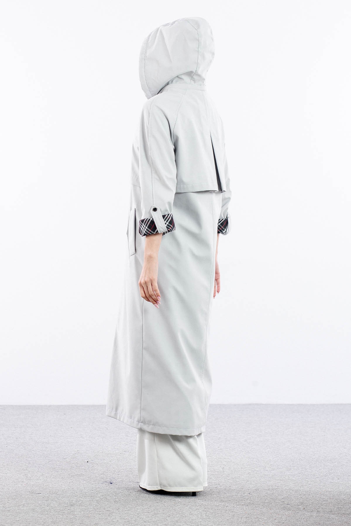 F1472 Parka 40-50 Kapson Aller Brbrry Astar - Gri - 4