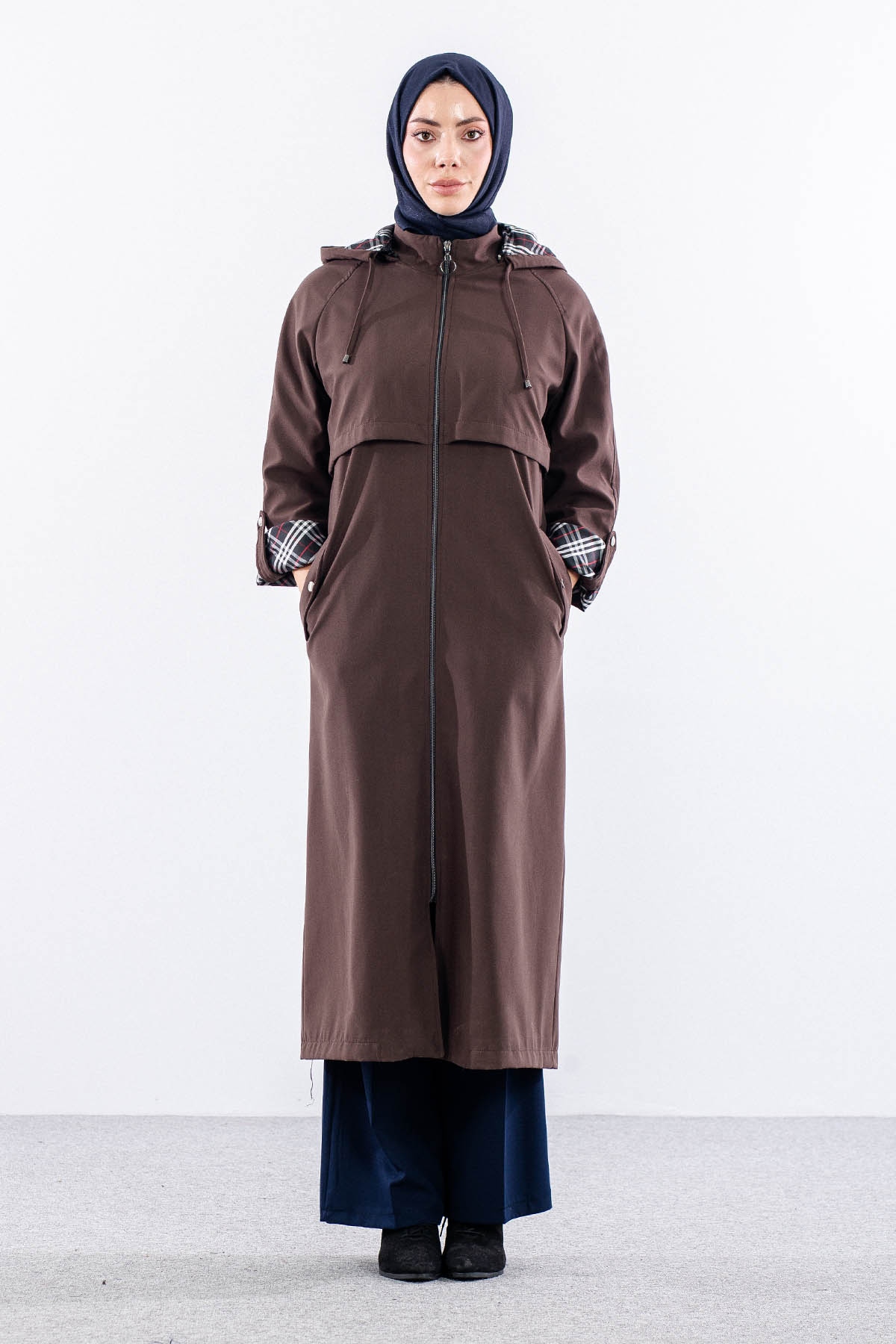 F1472 Parka 40-50 Kapson Aller Brbrry Astar - Kahve - 1