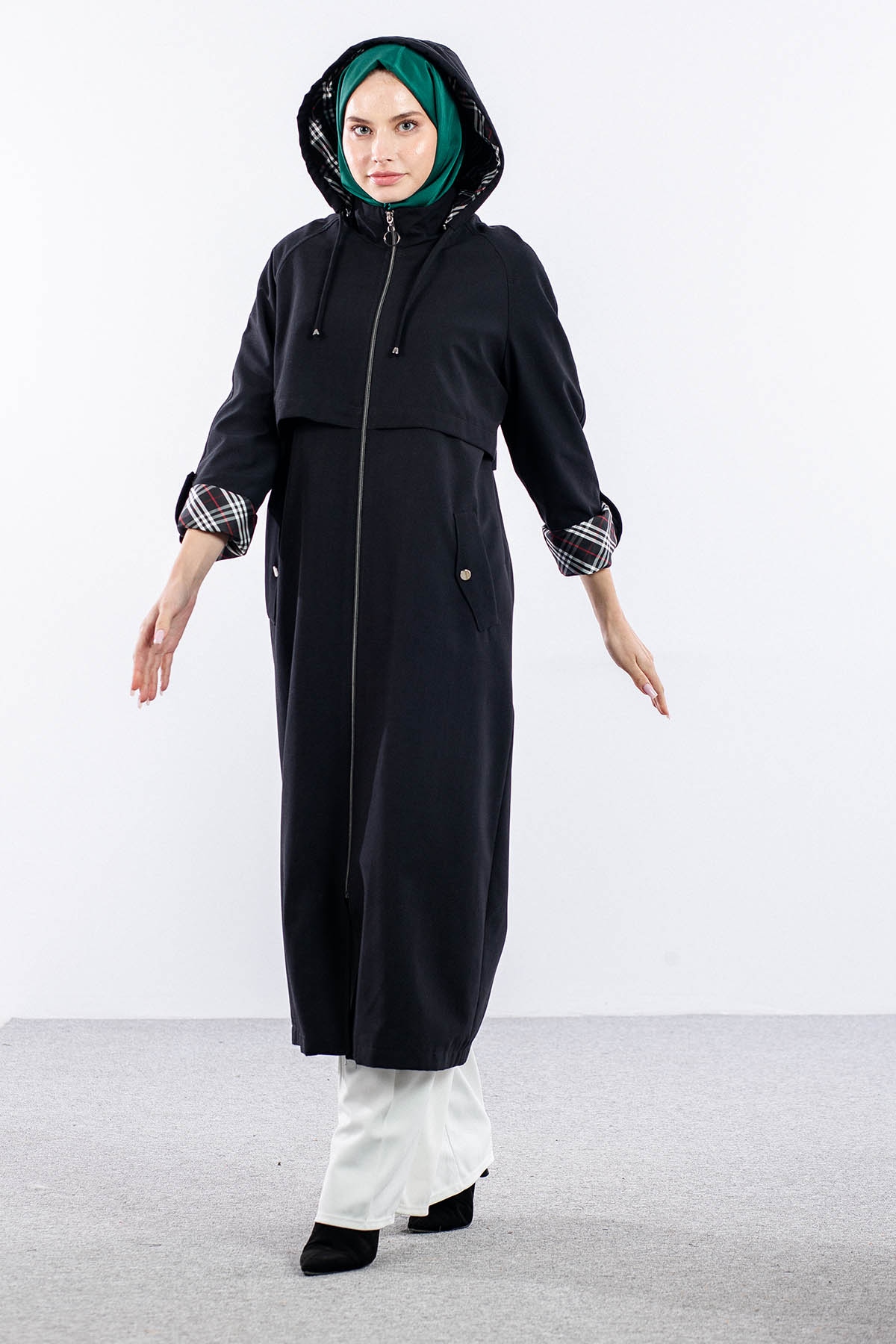 F1472 Parka 40-50 Kapson Aller Brbrry Astar - Siyah - 3