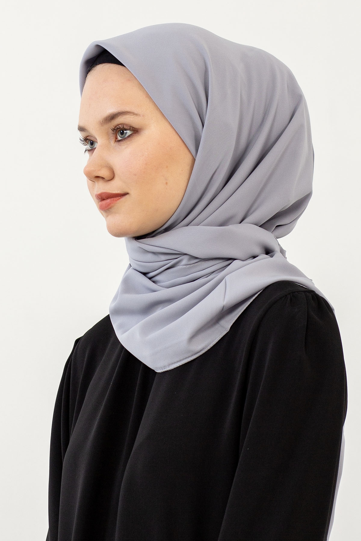 Five Medine İpeği Eşarp - Gumus - 2