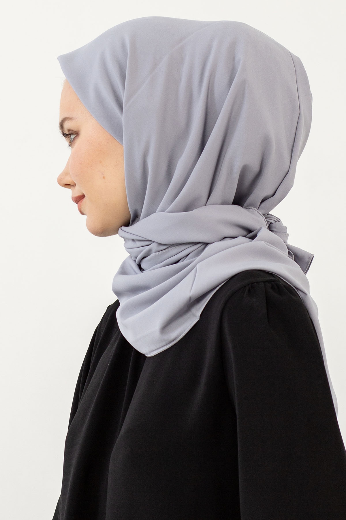 Five Medine İpeği Eşarp - Gumus - 3