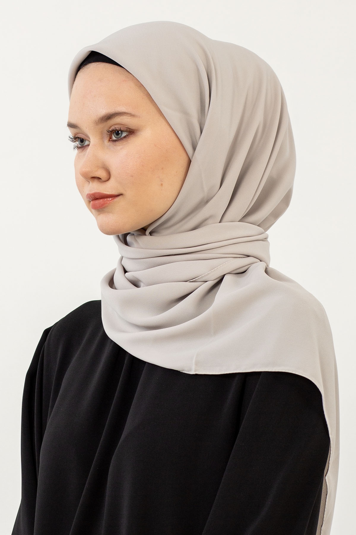 Five Medine İpeği Eşarp - Krem - 2