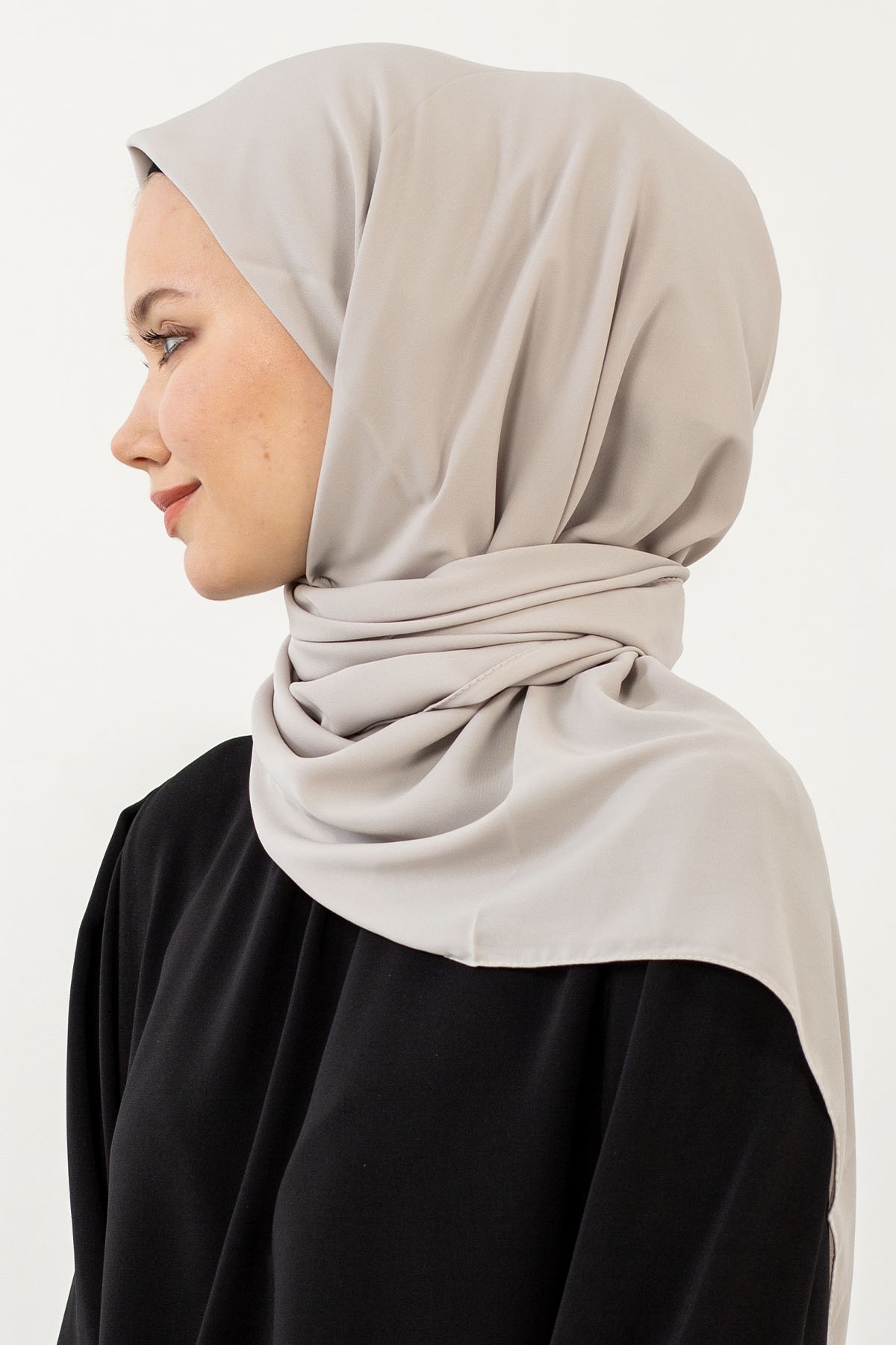 Five Medine İpeği Eşarp - Krem - 3