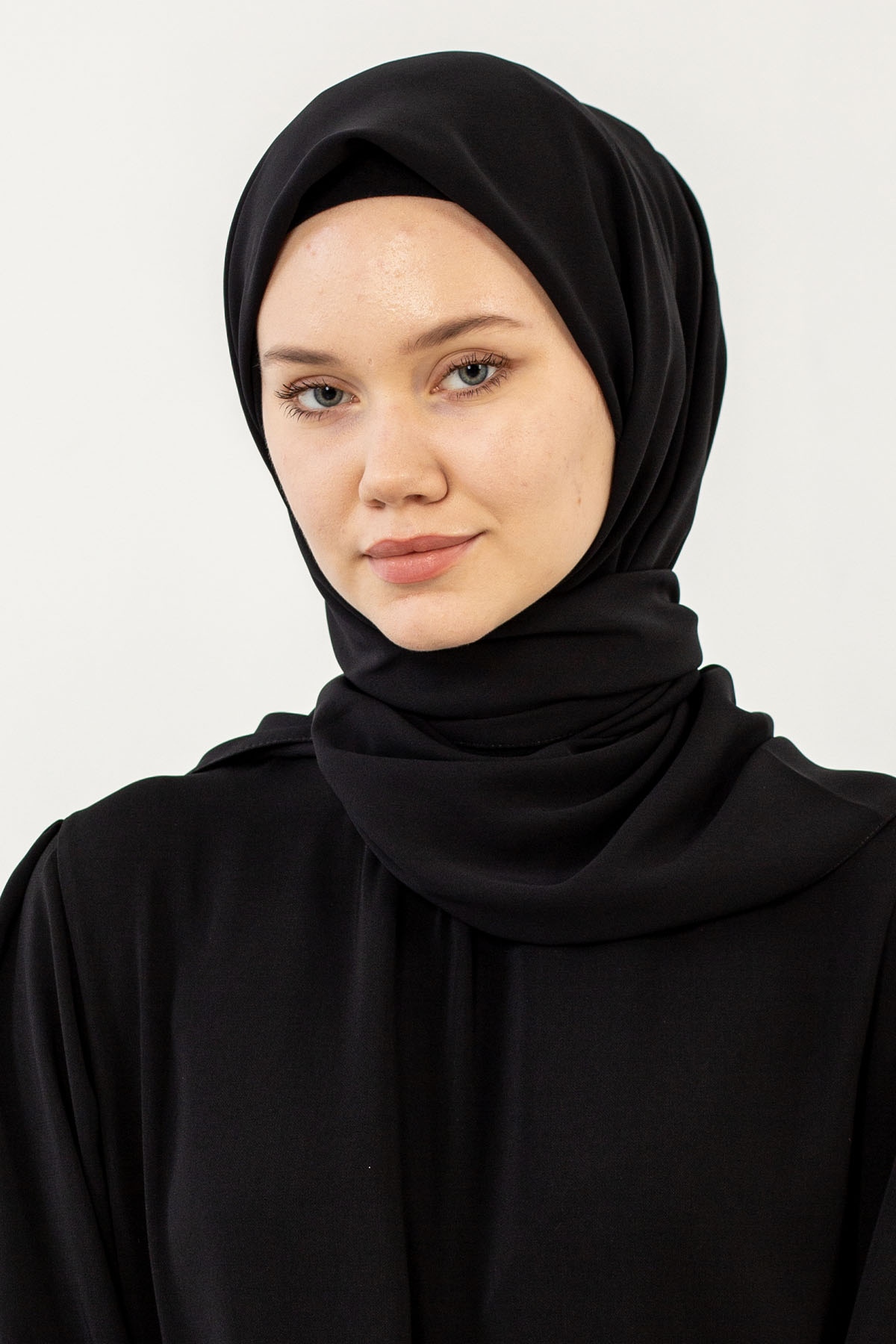 Five Medine İpeği Eşarp - Siyah - 1