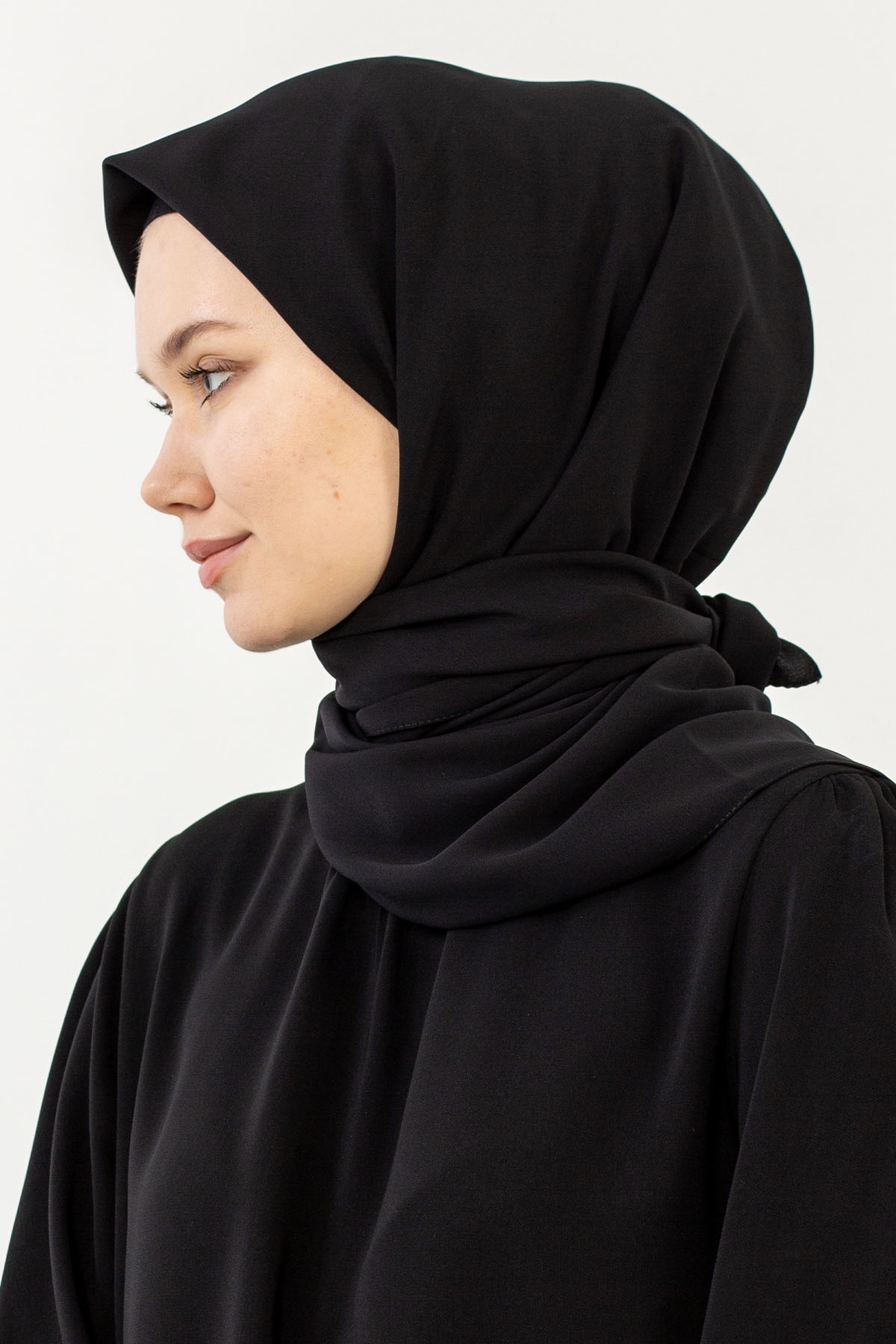 Five Medine İpeği Eşarp - Siyah - 3