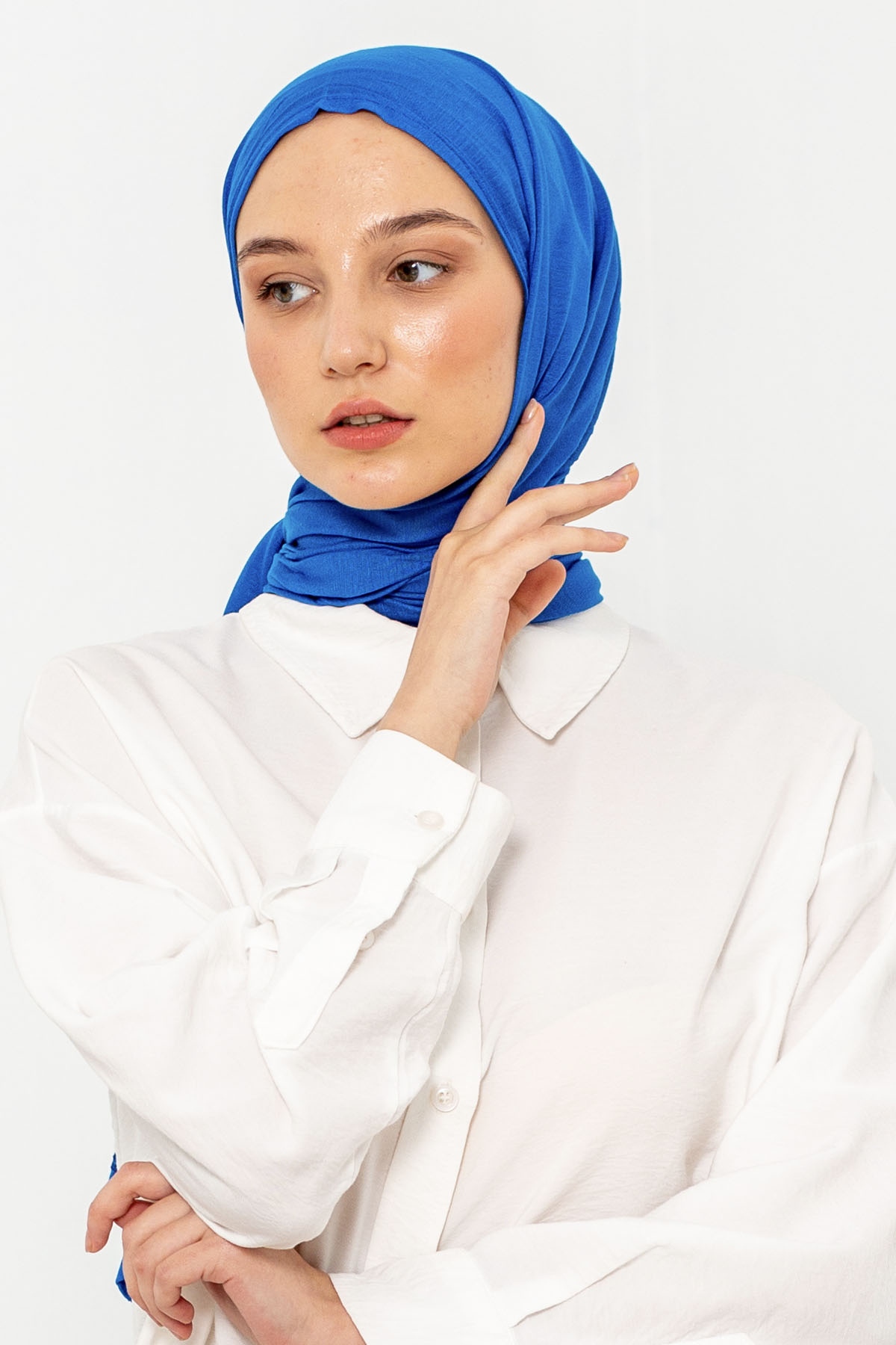 Five Penye şal - Indigo - 2