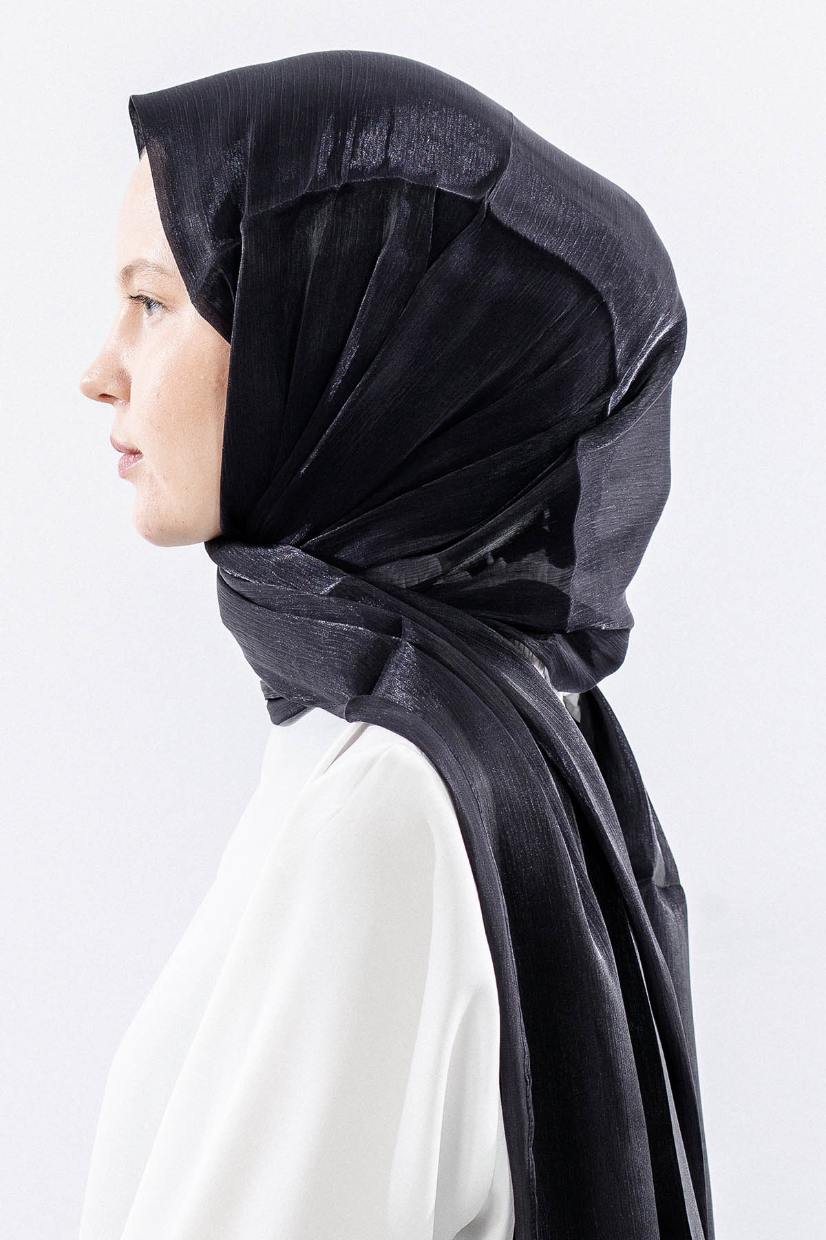 Fv Milani şik şal - Siyah - 3