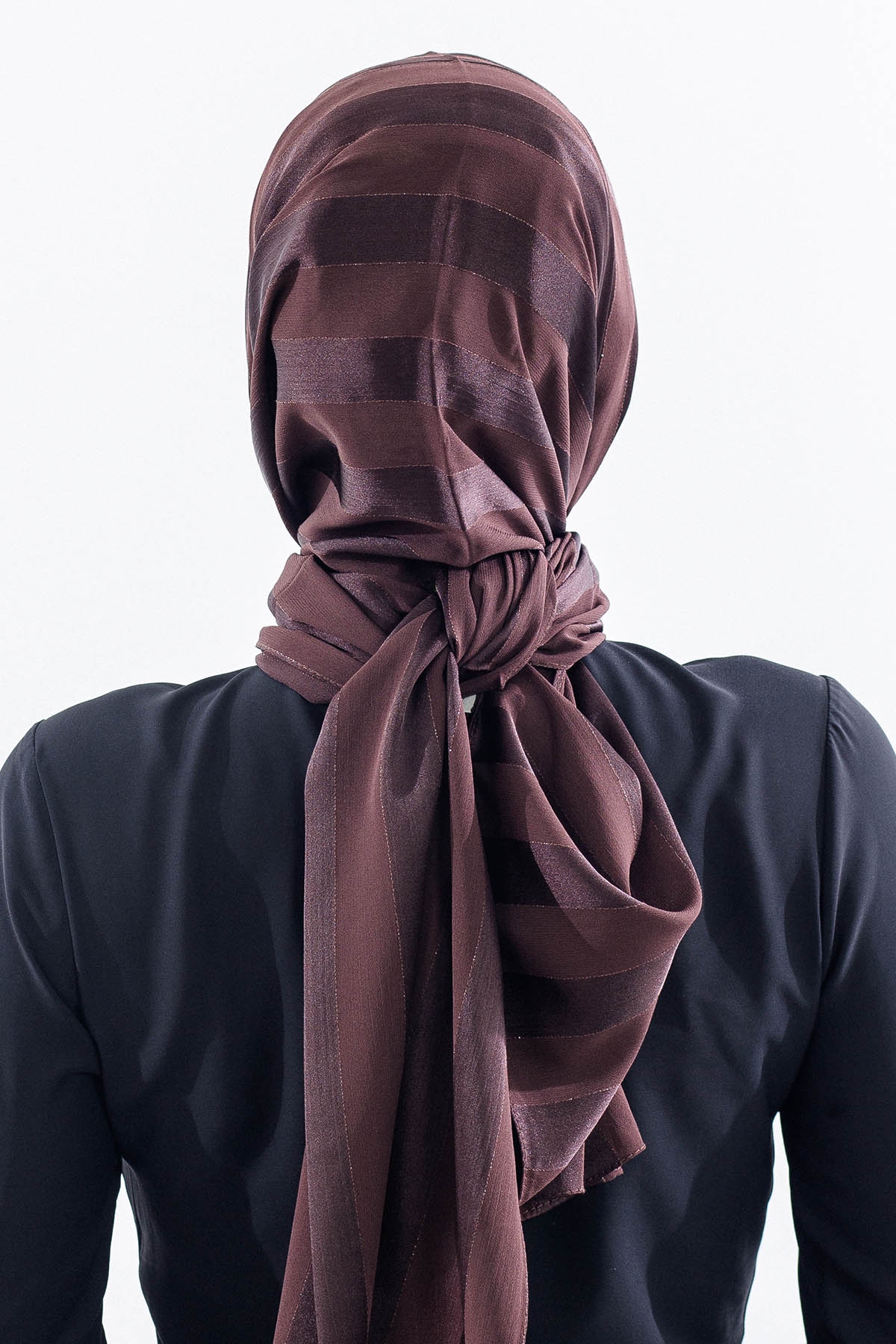 Fv Tokyo şal Serit Simli - K_kahve - 4