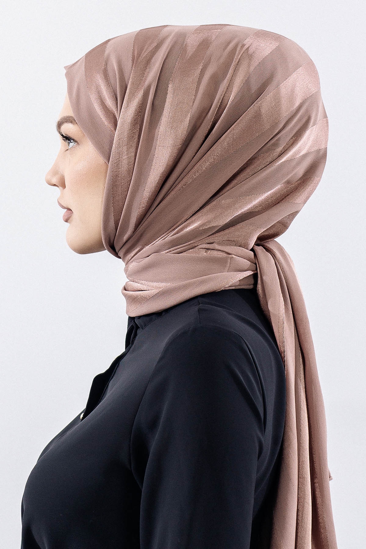 Fv Tokyo şal Serit Simli - S_kahve - 3