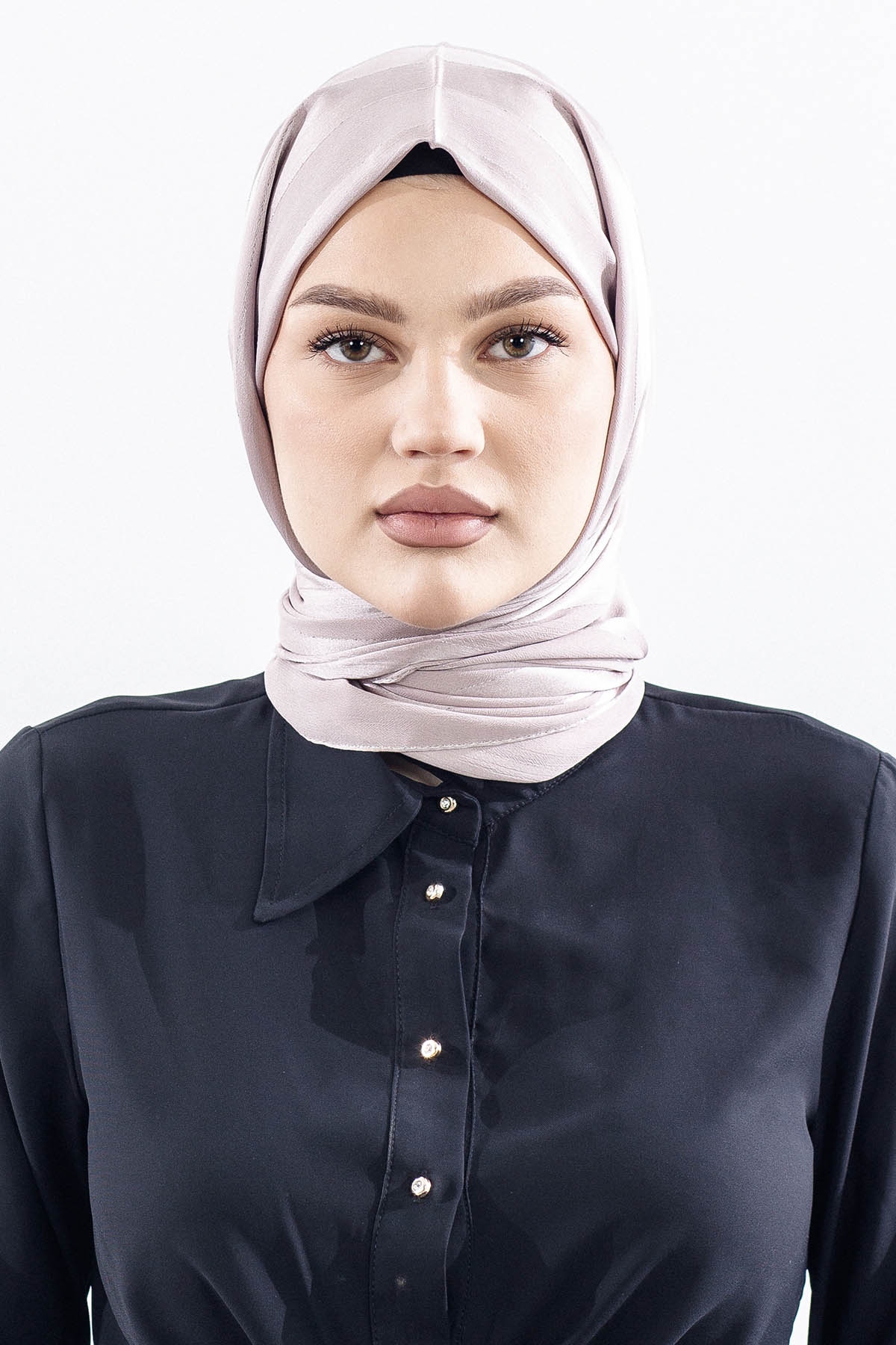 Fv Tokyo şal Serit Simli - Vizon - 1