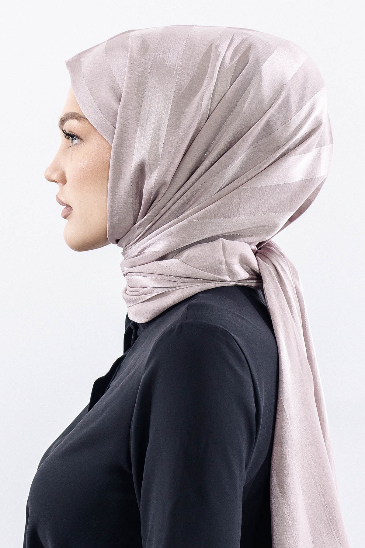 Fv Tokyo şal Serit Simli - Vizon - 3