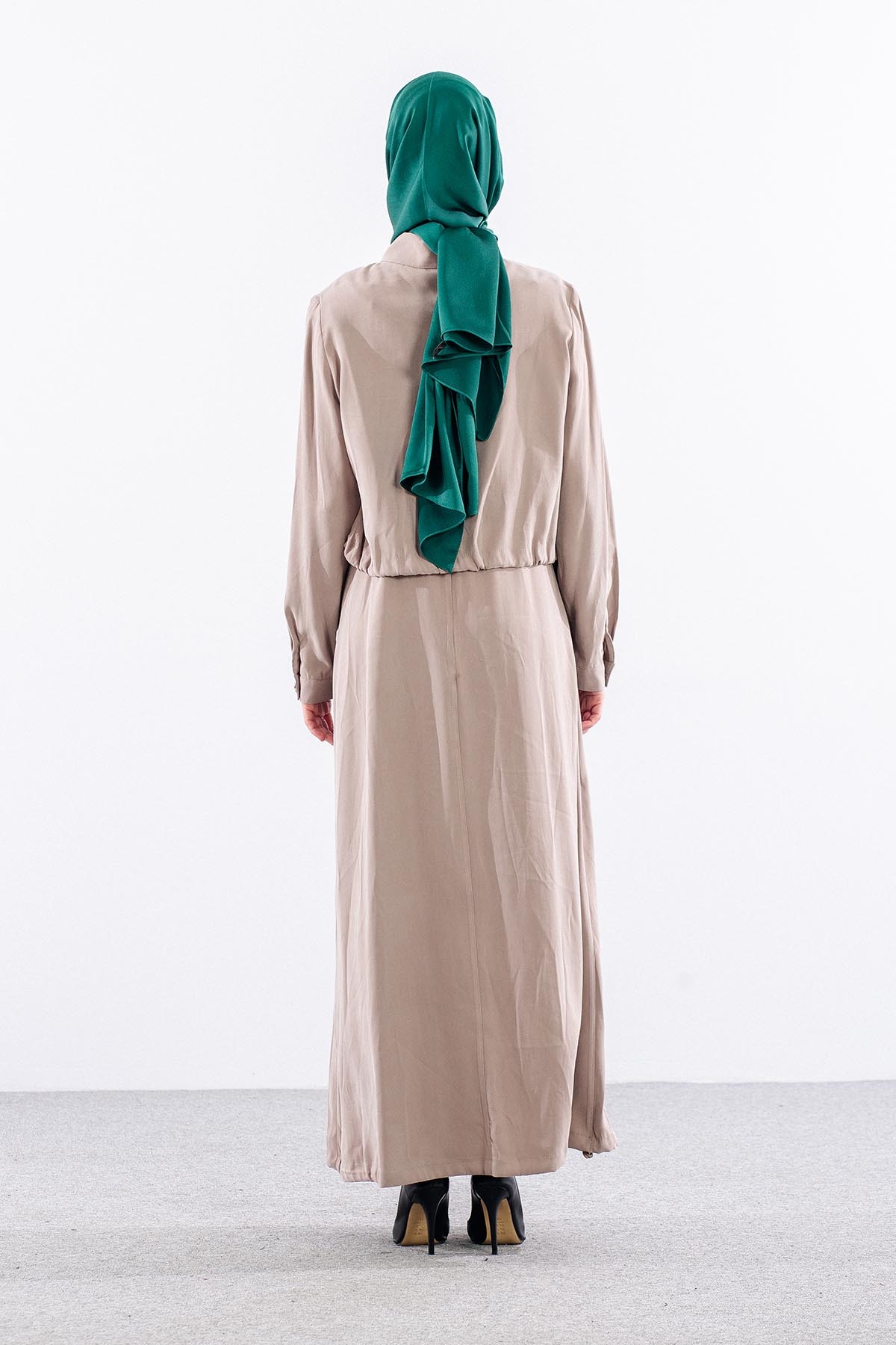 G-1576 Elbi̇se Ceket 1-2-3 - Bej - 4