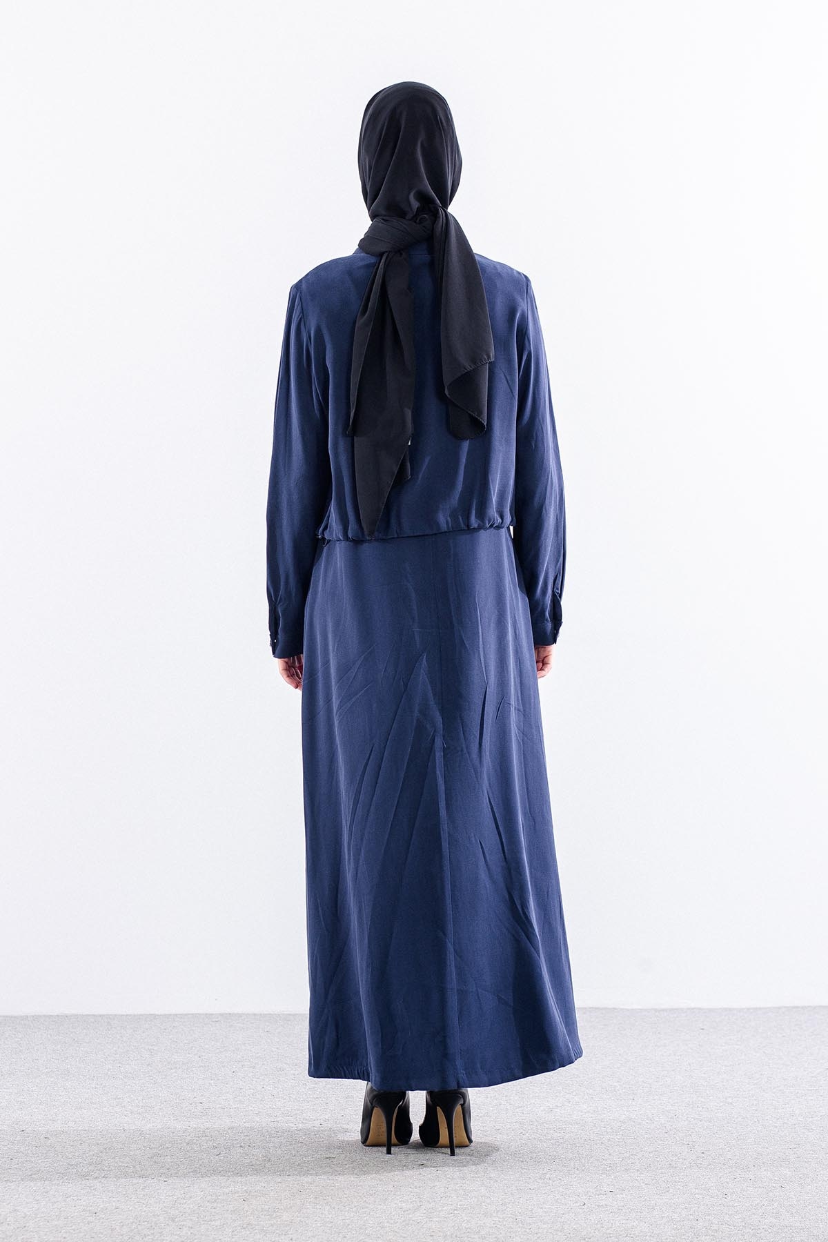 G-1576 Elbi̇se Ceket 1-2-3 - Lacivert - 5