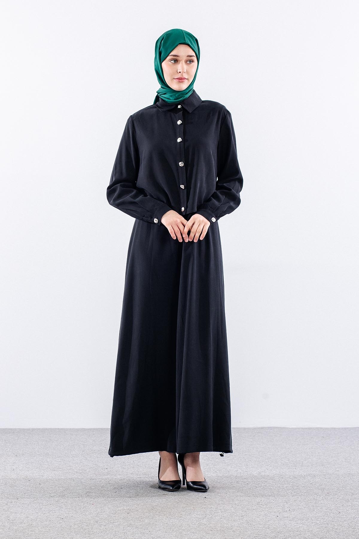 G-1576 Elbi̇se Ceket 1-2-3 - Siyah - 1