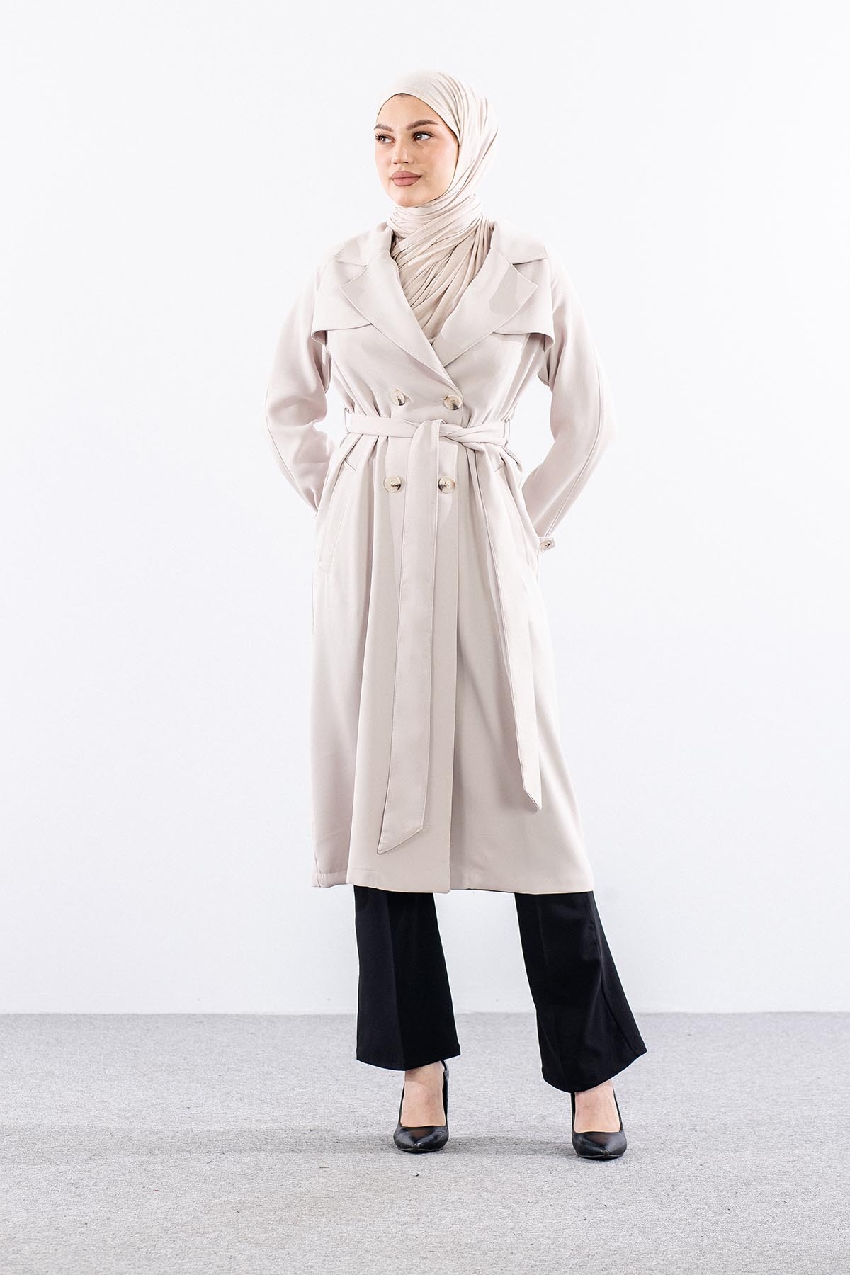 G-1625 Kap 38-48 Aller Detay - Bej - 1