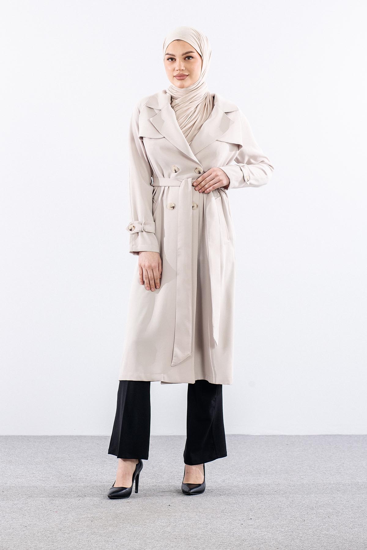 G-1625 Kap 38-48 Aller Detay - Bej - 2