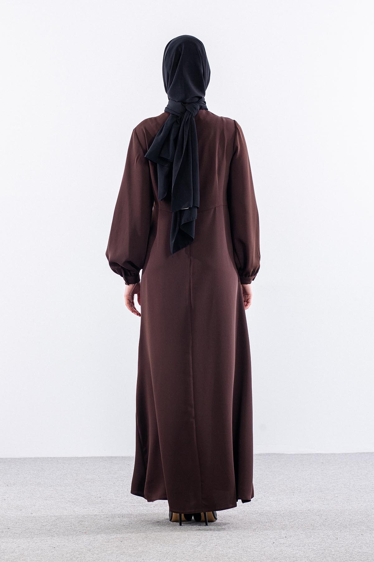 G-1649 Elbi̇se 1-2-3 Ozel Tasarim - Kahve - 6