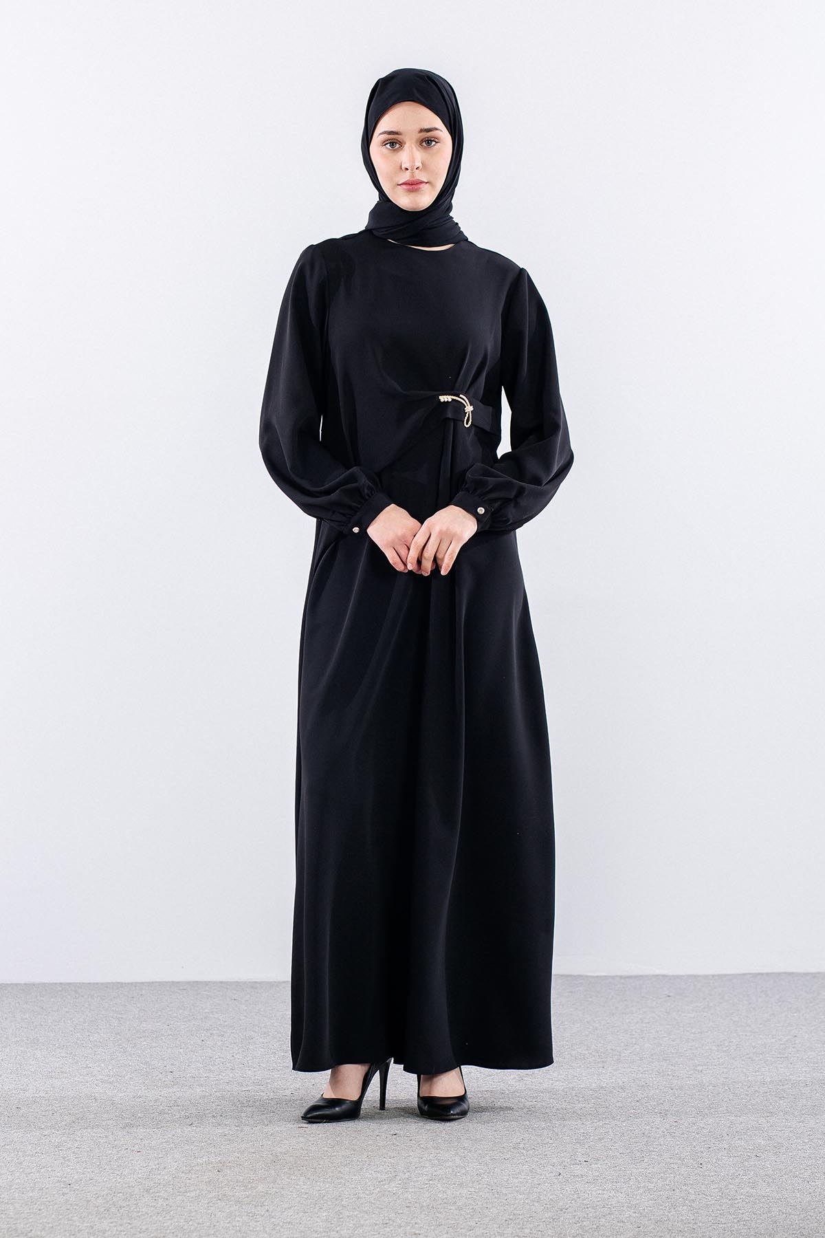 G-1649 Elbi̇se 1-2-3 Ozel Tasarim - Siyah - 1