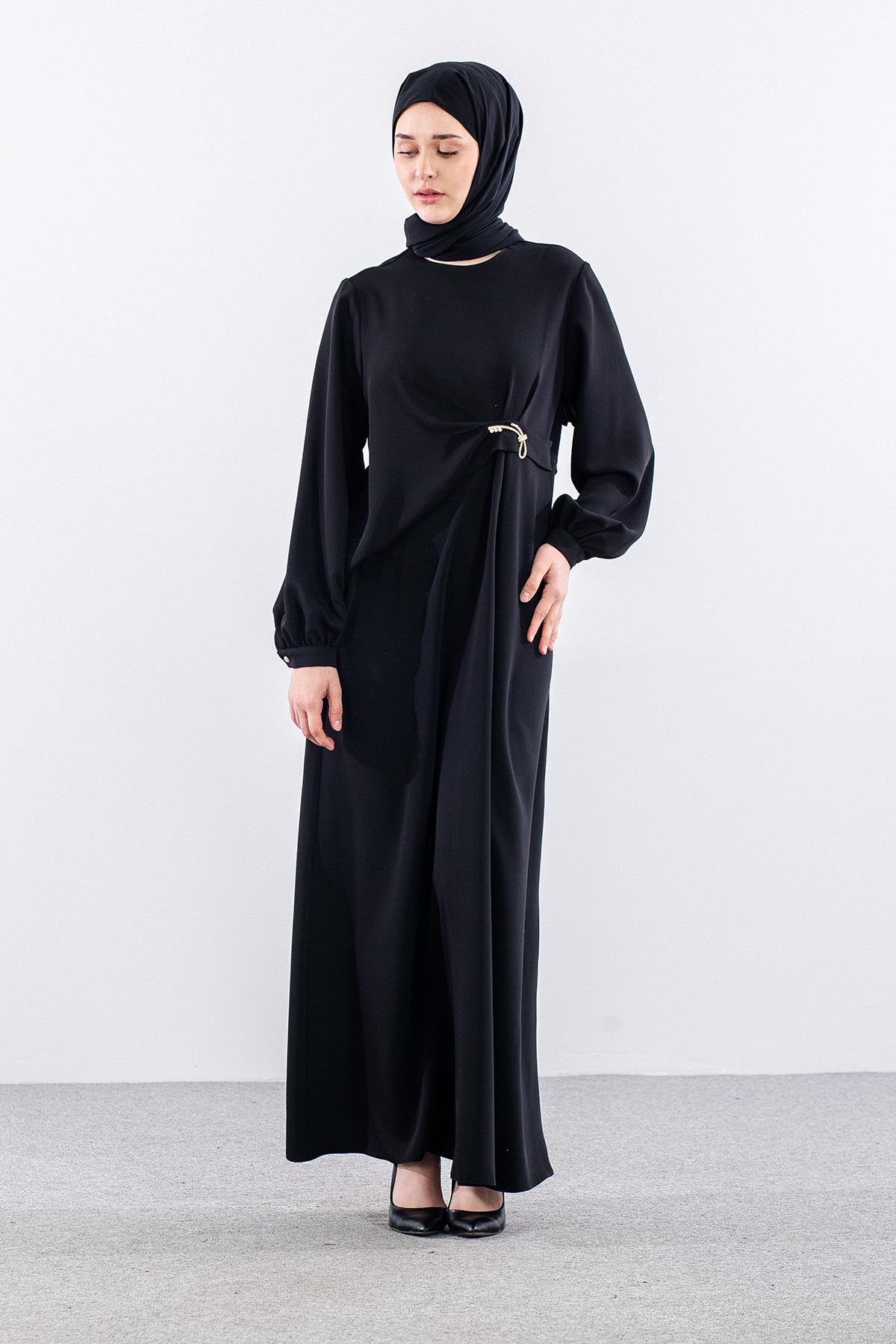 G-1649 Elbi̇se 1-2-3 Ozel Tasarim - Siyah - 3