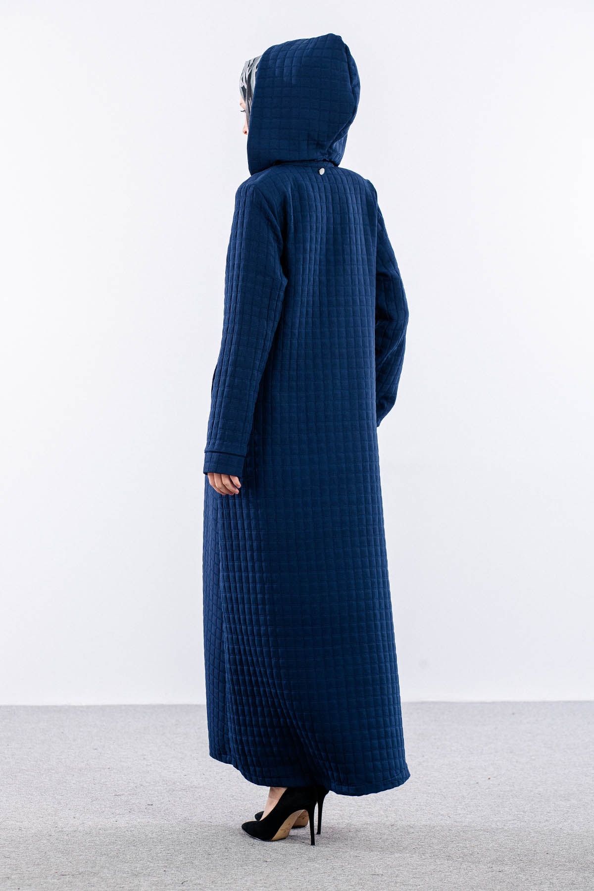 H2521 Kapitone Ferace 40-50 - Lacivert - 4