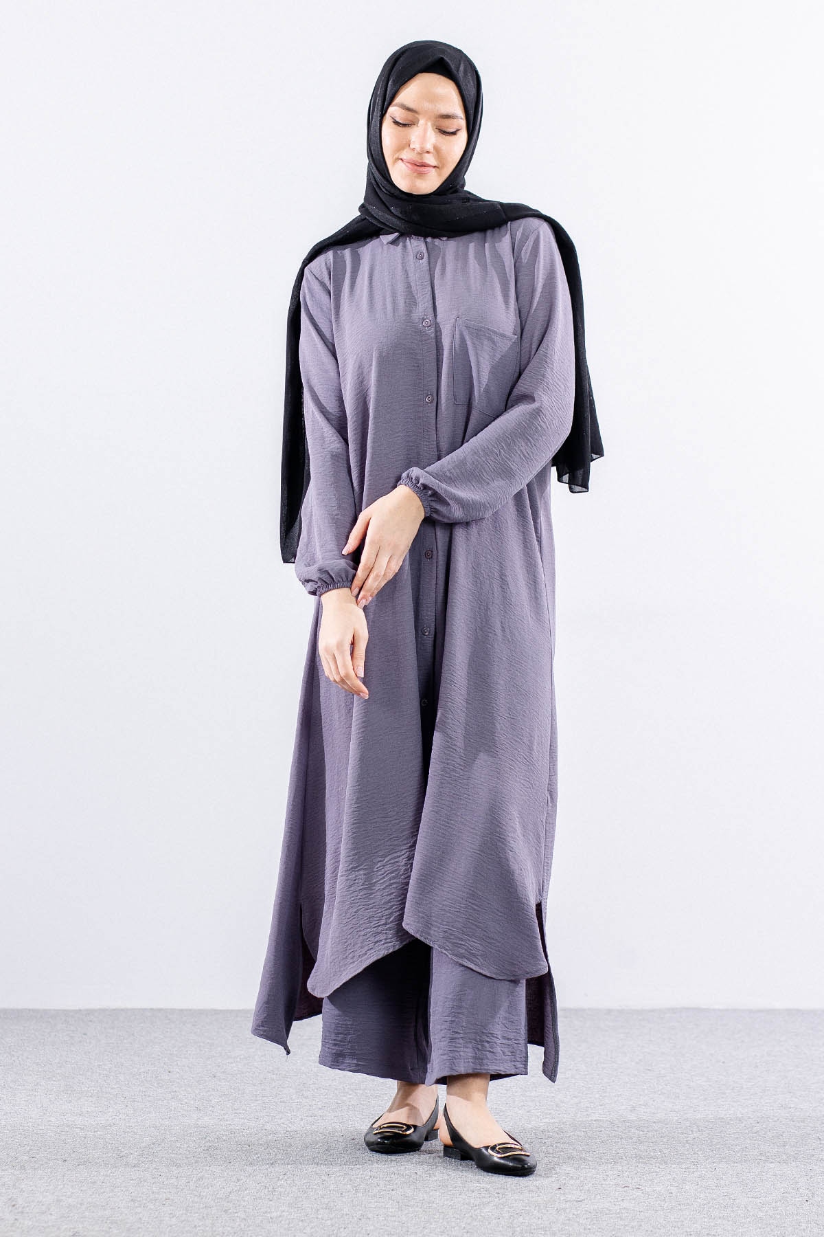 H3024 Takim 38-48 Ae - Gri - 2