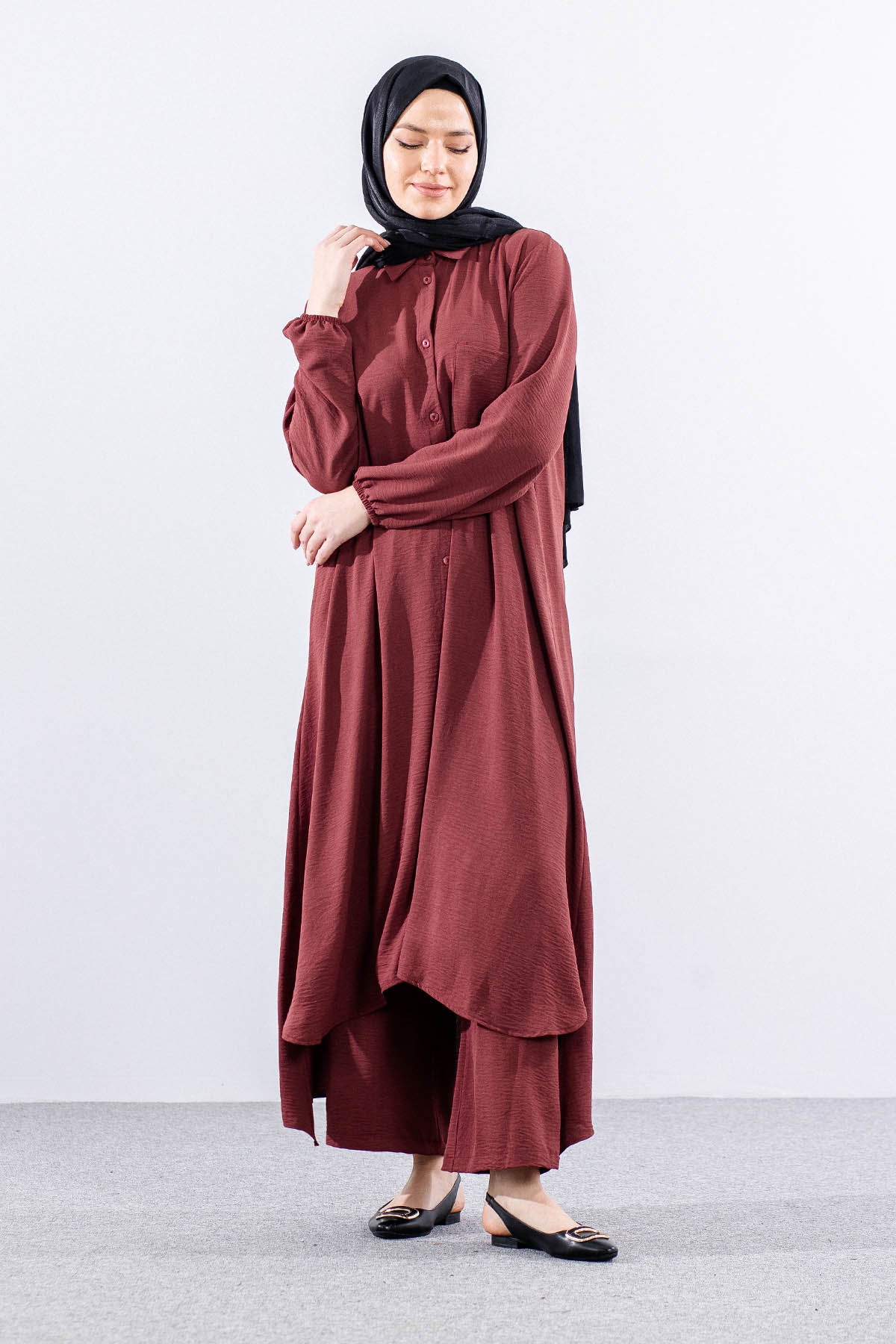 H3024 Takim 38-48 Ae - Gul - 3