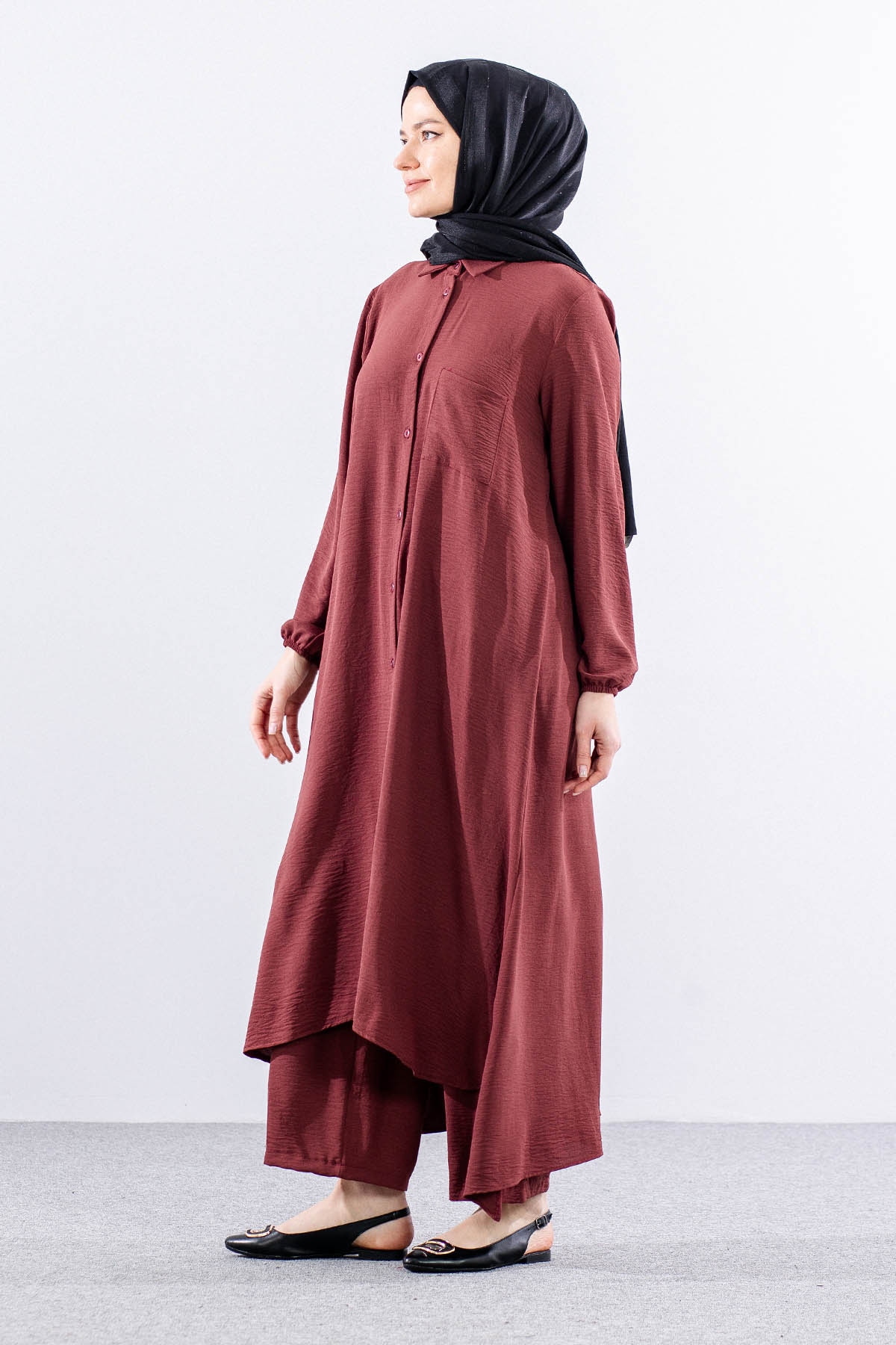 H3024 Takim 38-48 Ae - Gul - 4