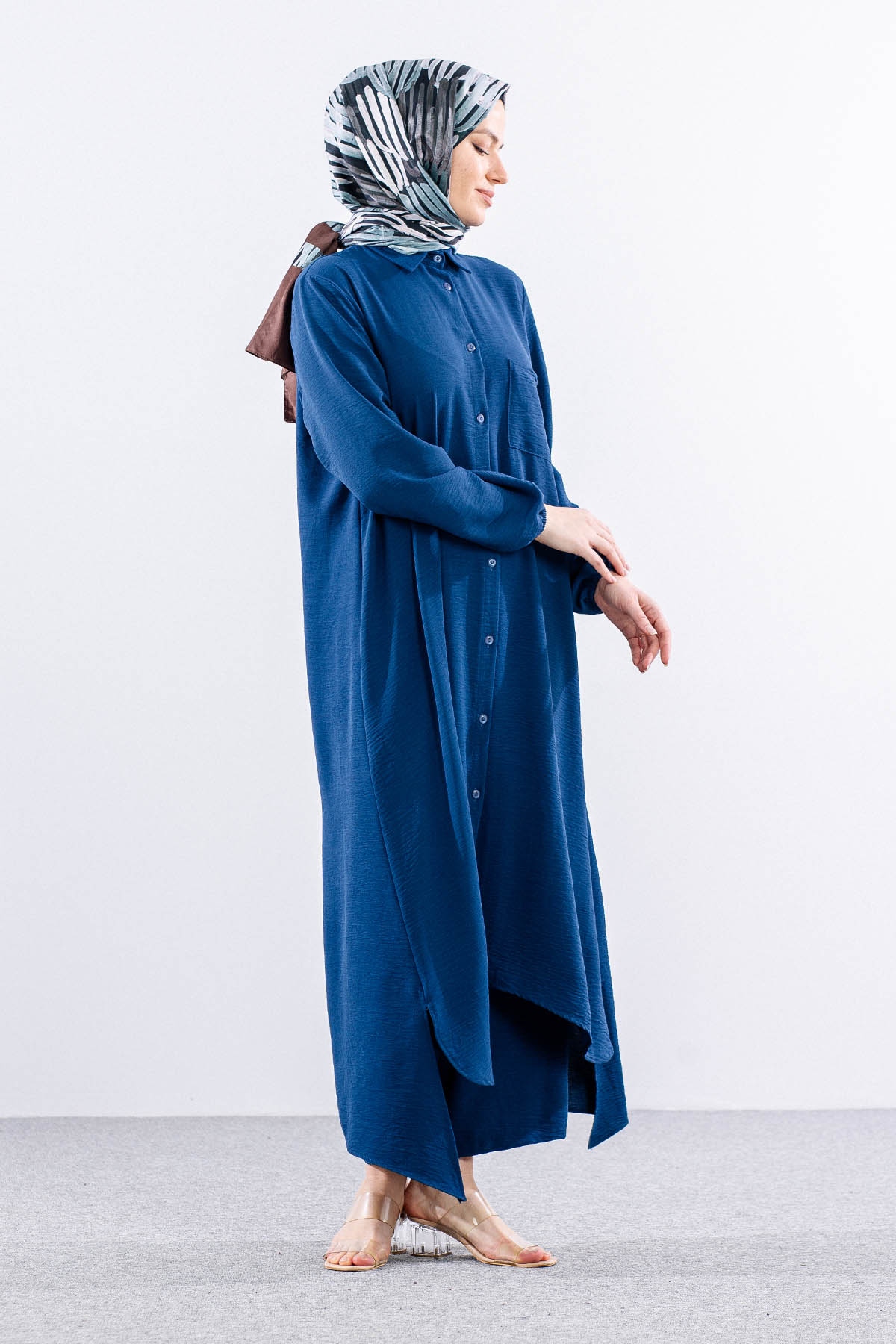 H3024 Takim 38-48 Ae - Indigo - 4