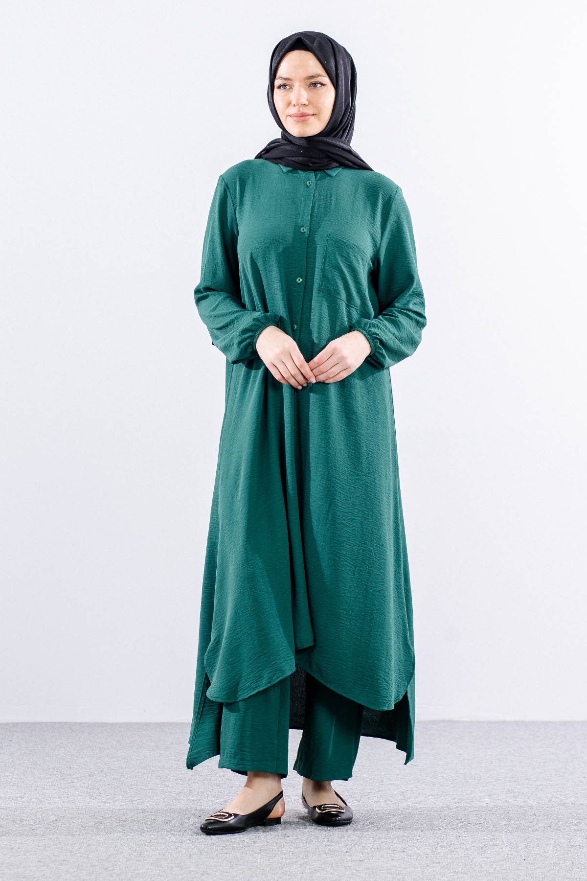 H3024 Takim 38-48 Ae - Zumrut - 1