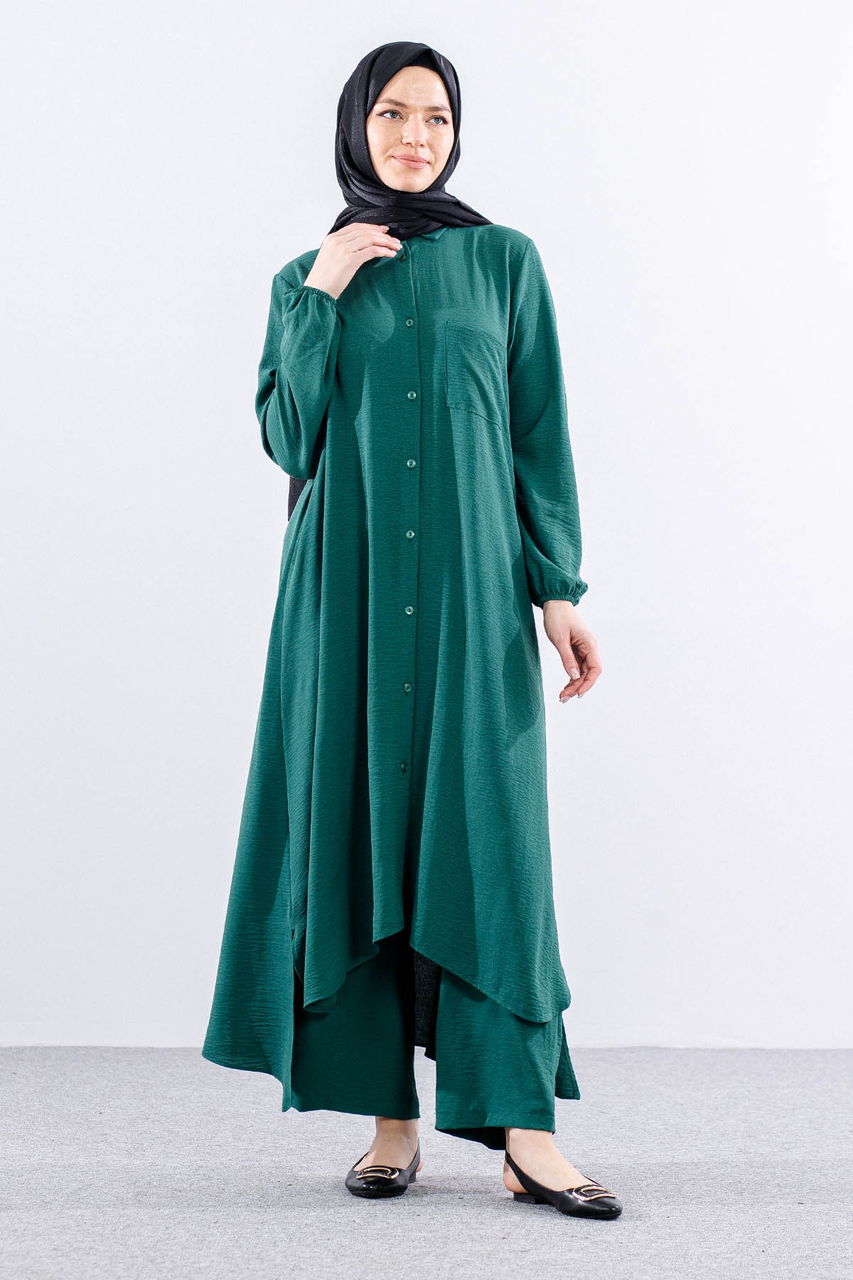 H3024 Takim 38-48 Ae - Zumrut - 2