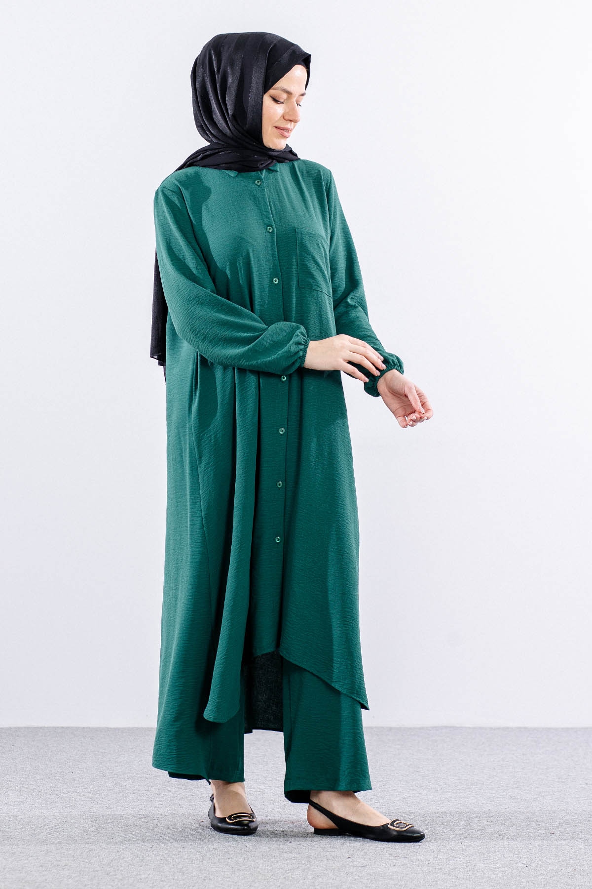 H3024 Takim 38-48 Ae - Zumrut - 3