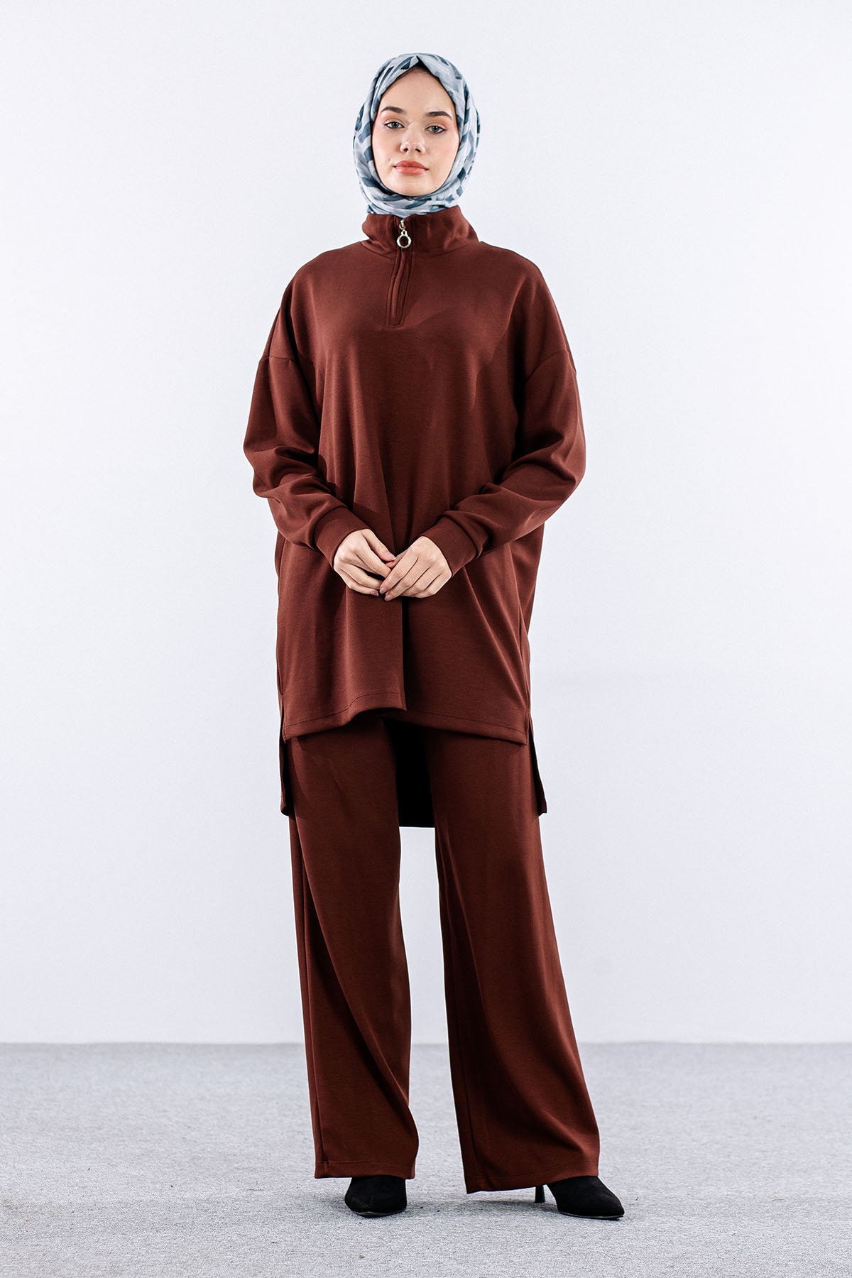 H4019 Takim 38-46 - Kahve - 1