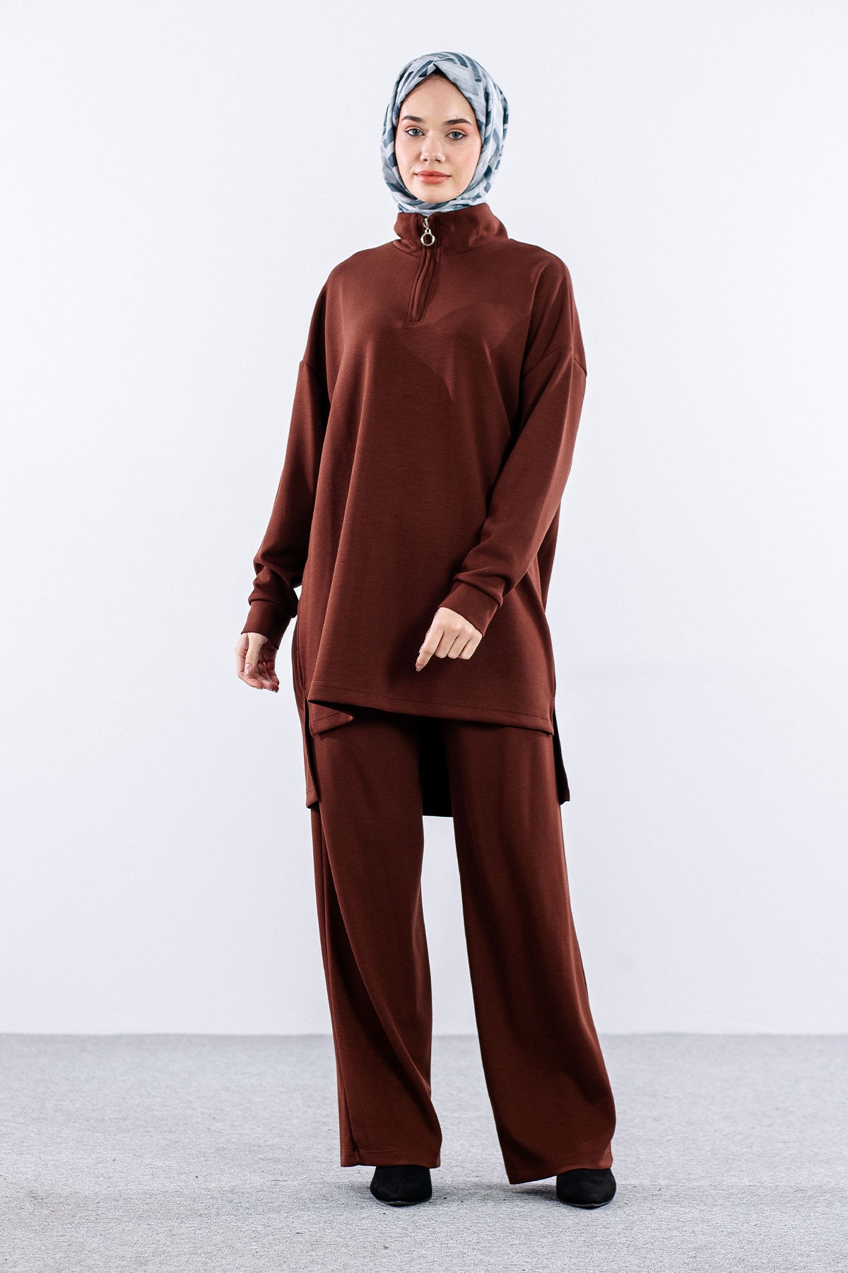 H4019 Takim 38-46 - Kahve - 2