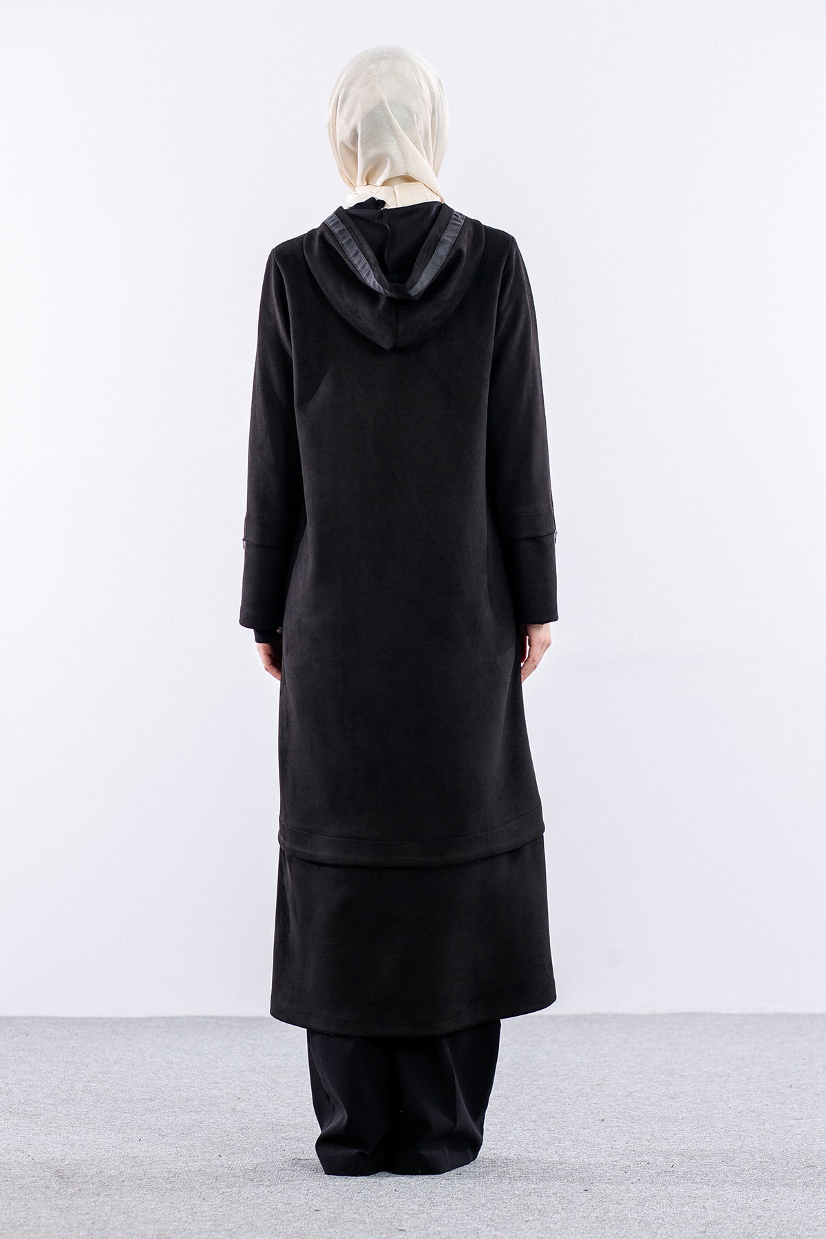 K2152 Kapş Süet Kap 38-48 - Siyah - 4