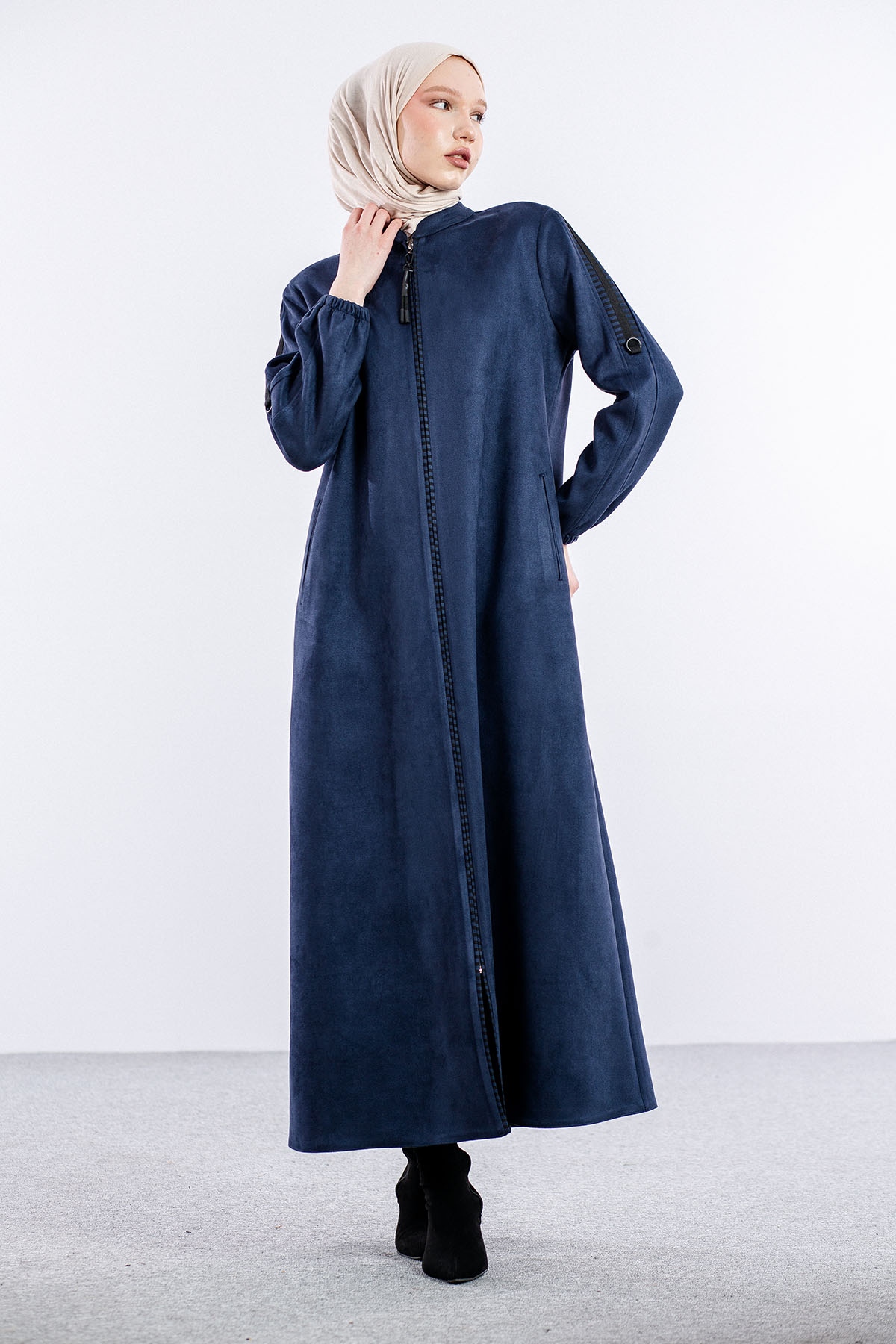 K628 Süet Ferace 40-50 - Lacivert - 2