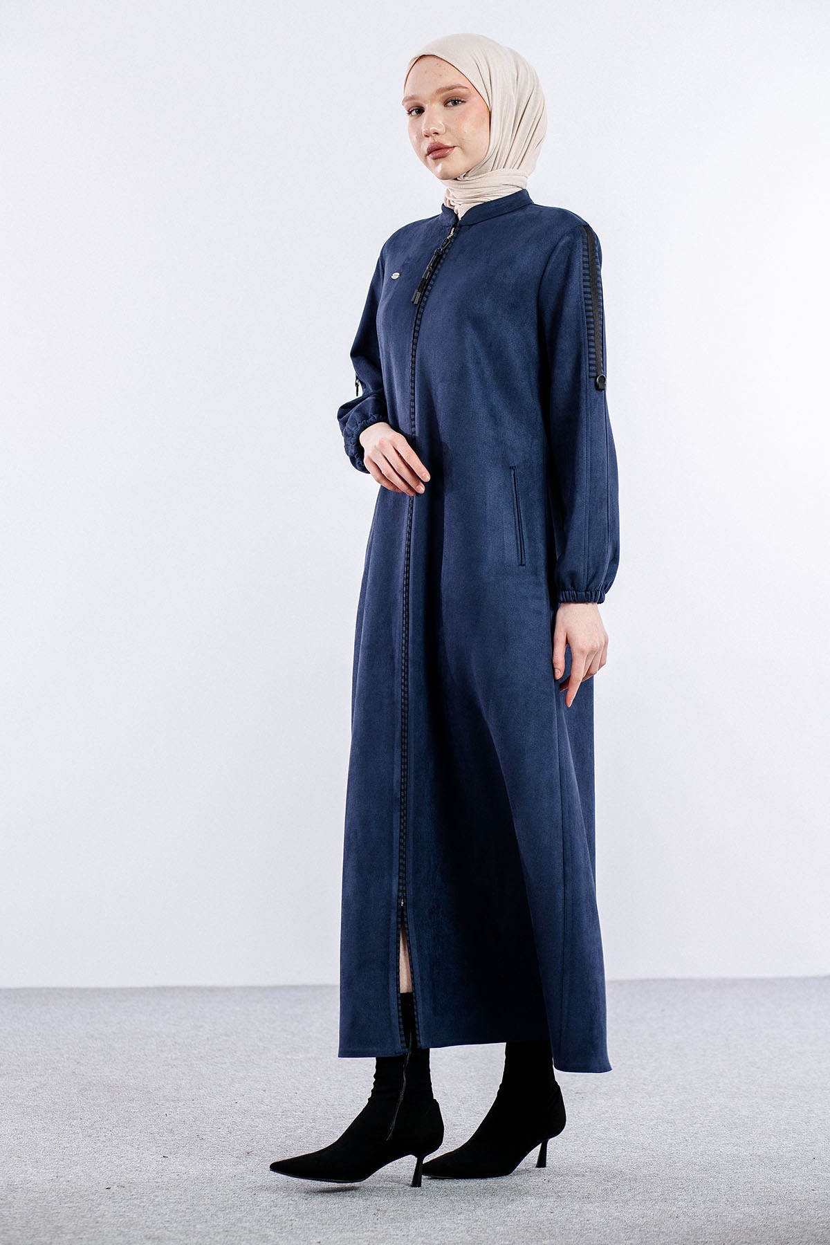 K628 Süet Ferace 40-50 - Lacivert - 3