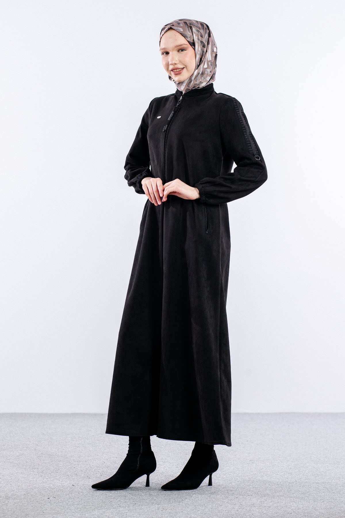 K628 Süet Ferace 40-50 - Siyah - 3