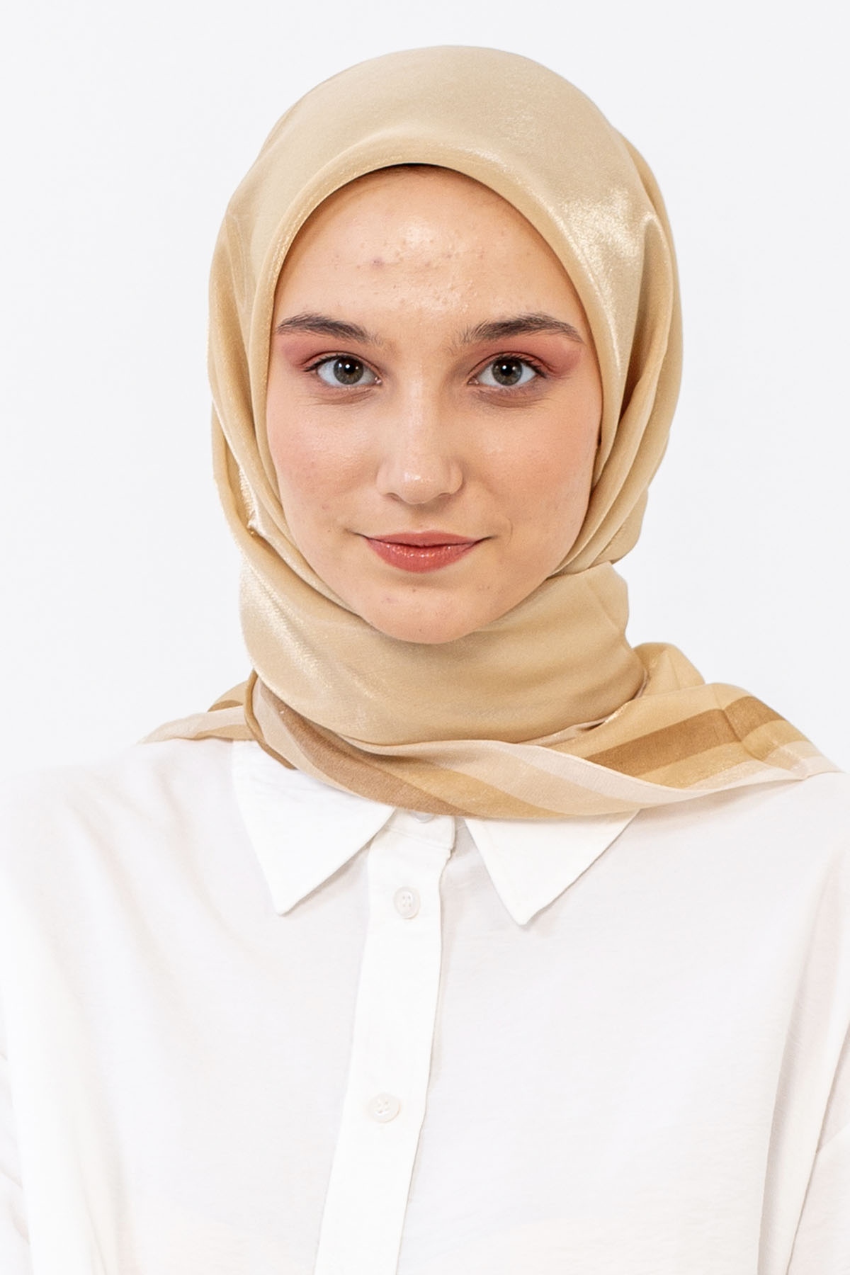 Lv Kehribar Eşarp - Gold - 1